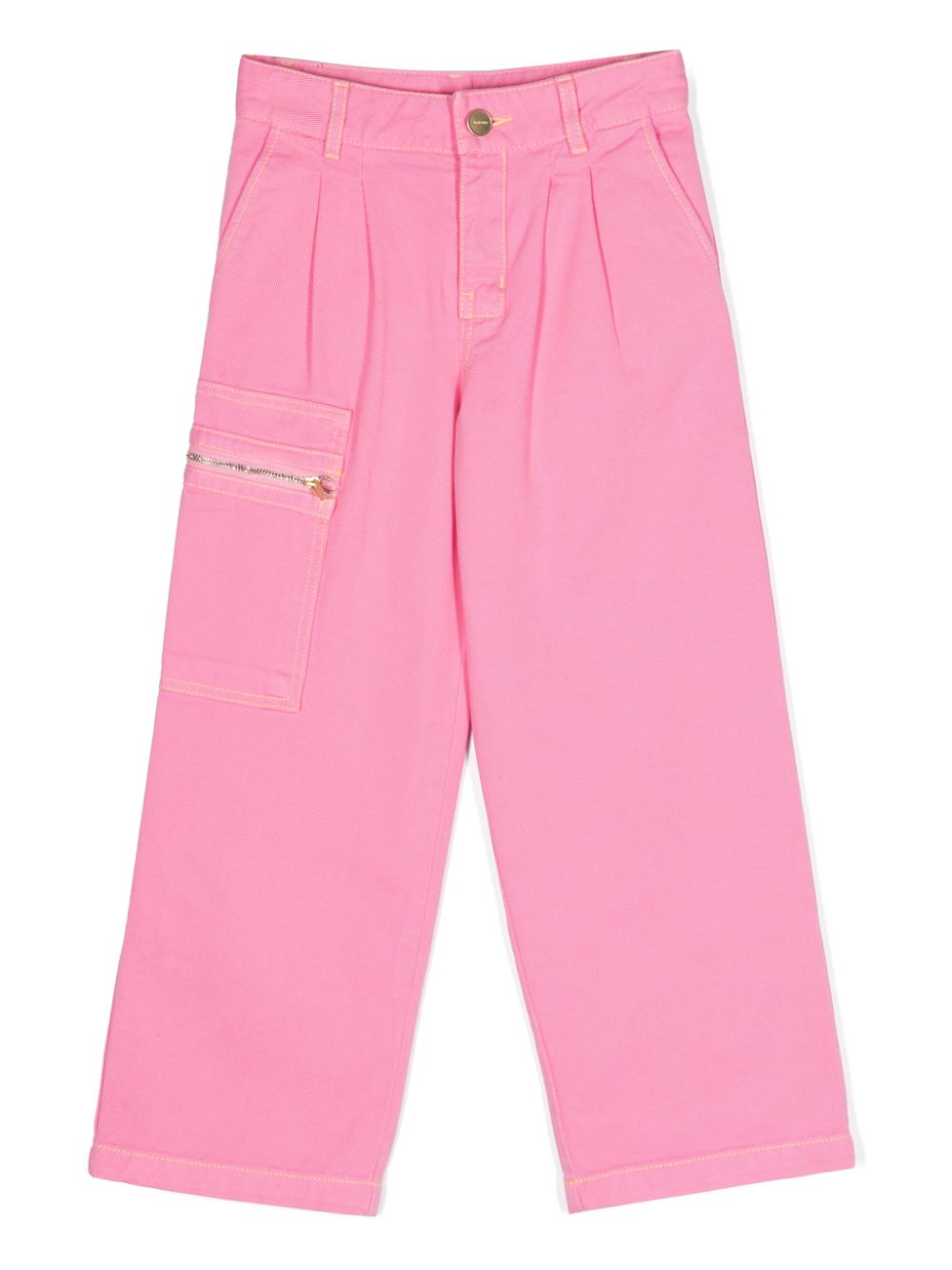 JACQUEMUS L'ENFANT Le de Nîmes cotton trousers - Pink von JACQUEMUS L'ENFANT
