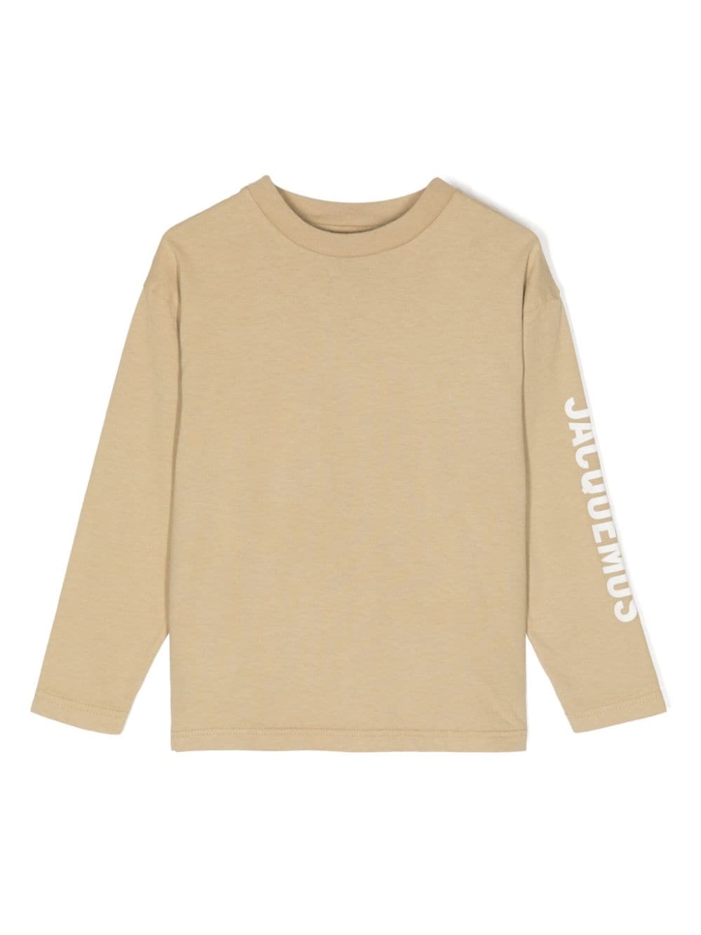 JACQUEMUS L'ENFANT logo-print cotton T-shirt - Brown von JACQUEMUS L'ENFANT