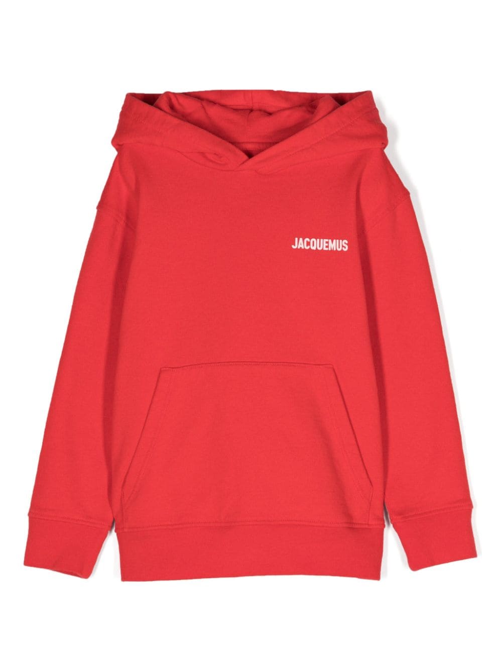 JACQUEMUS L'ENFANT logo-print cotton hoodie - Red von JACQUEMUS L'ENFANT