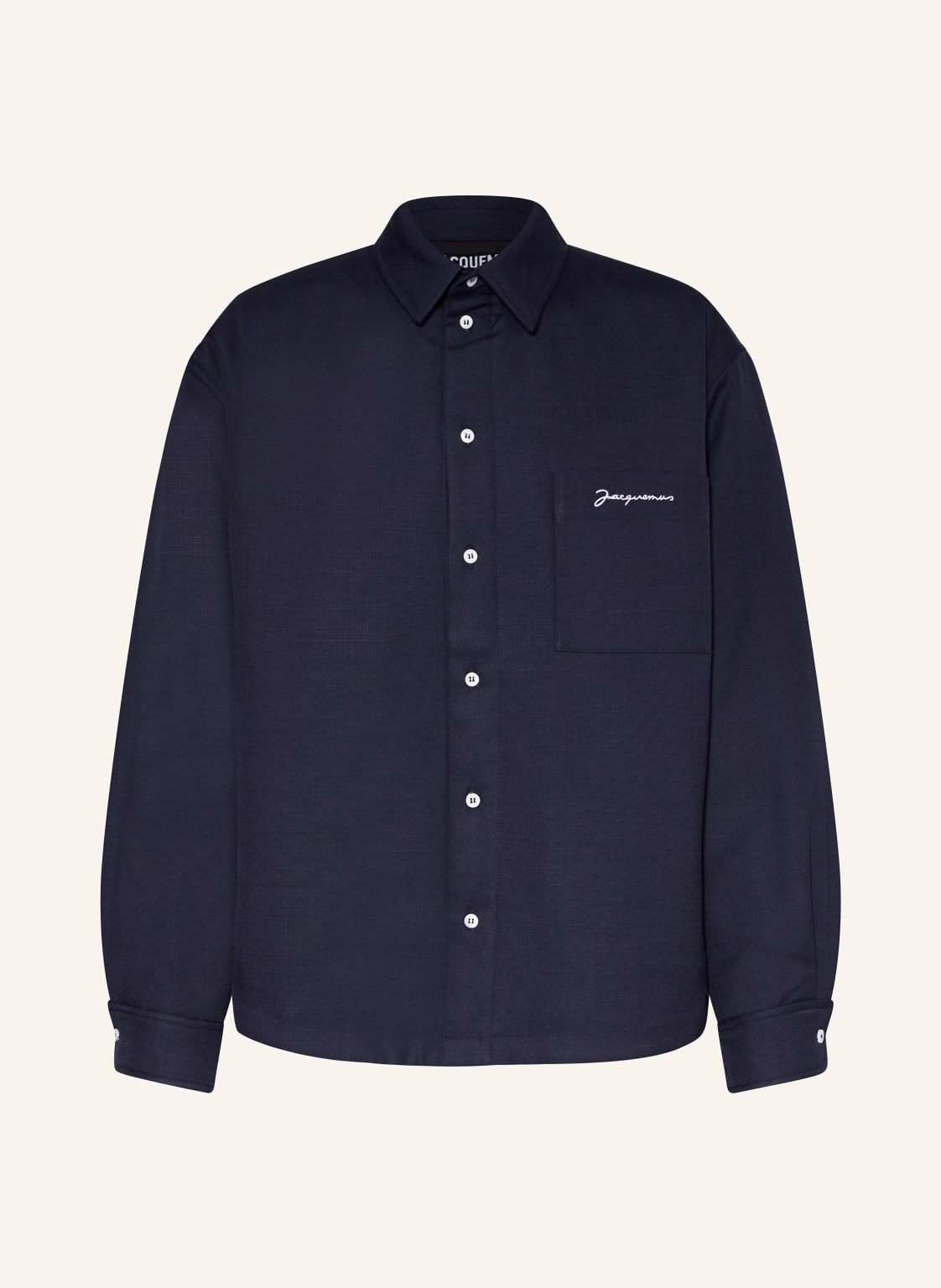 Jacquemus Blouson La Chemise Boulanger blau von JACQUEMUS