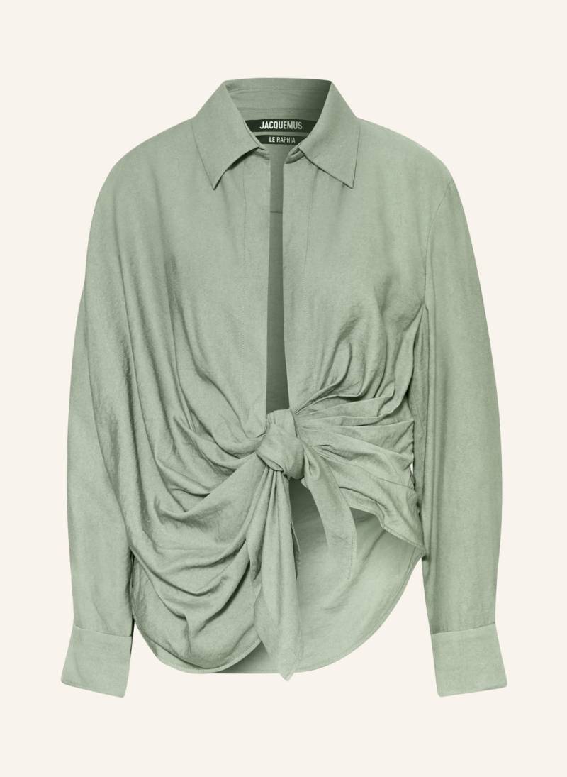 Jacquemus Blusenshirt La Chemise Bahia gruen von JACQUEMUS