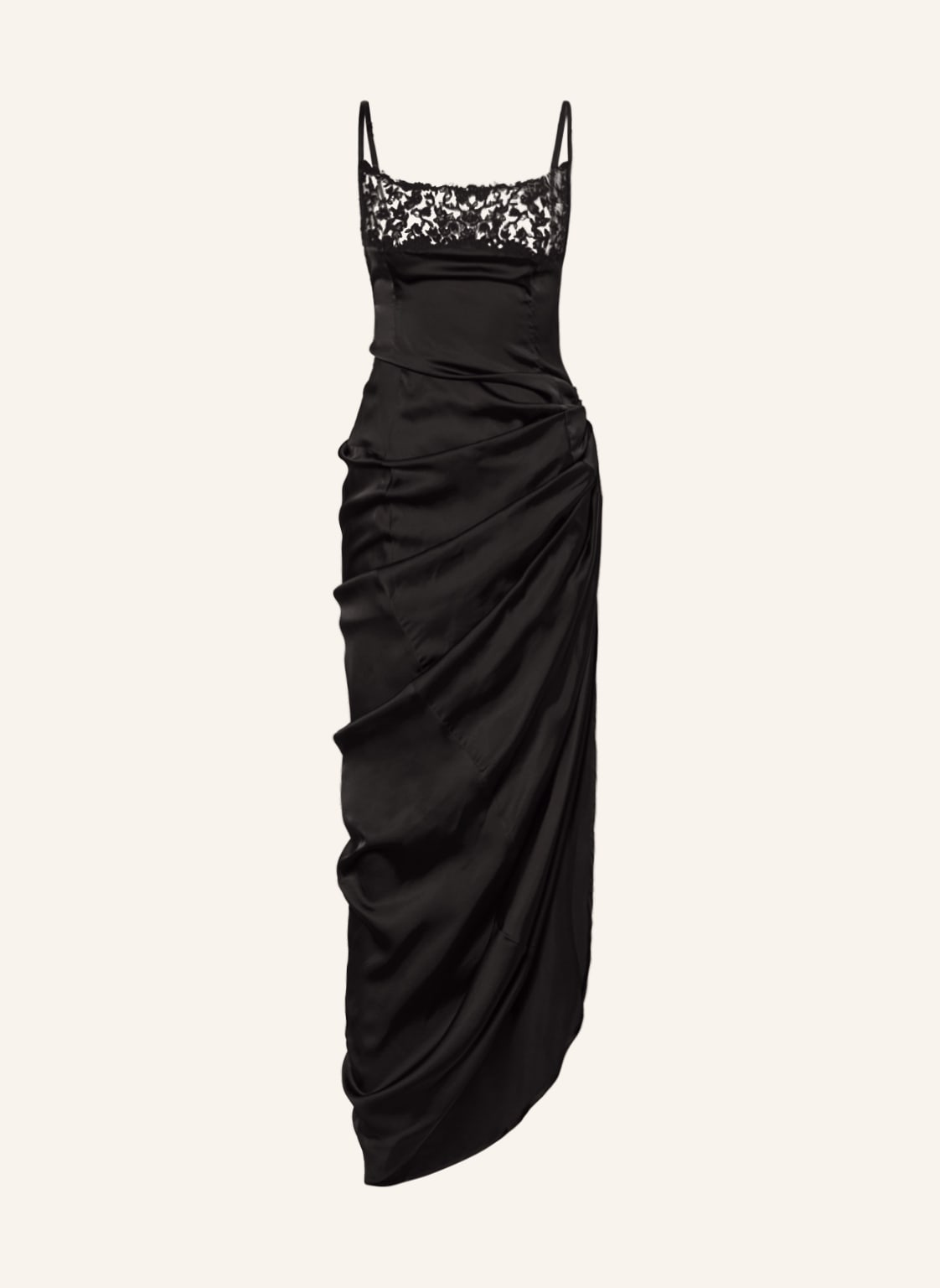 Jacquemus Cocktailkleid La Saudade Longue Brodée Aus Satin schwarz Jacquemus Cocktailkleid La Saudade Longue Brodée Aus Satin schwarz von JACQUEMUS