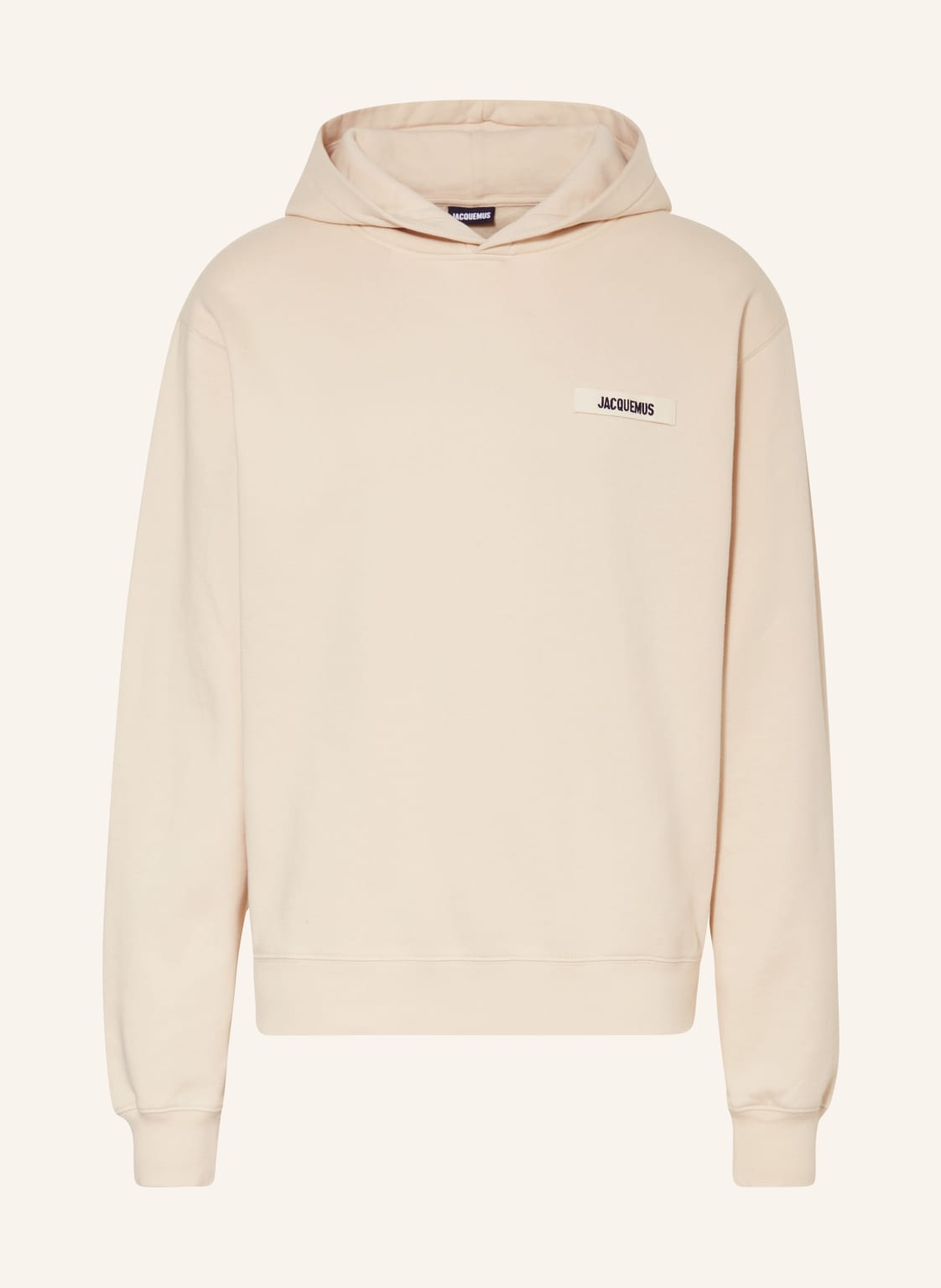 Jacquemus Hoodie Le Hoodie Gros Grain beige von JACQUEMUS