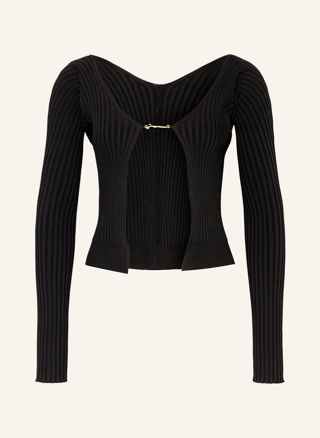 Jacquemus Strickjacke La Maille Pralu Lounge schwarz Jacquemus Strickjacke La Maille Pralu Lounge schwarz von JACQUEMUS