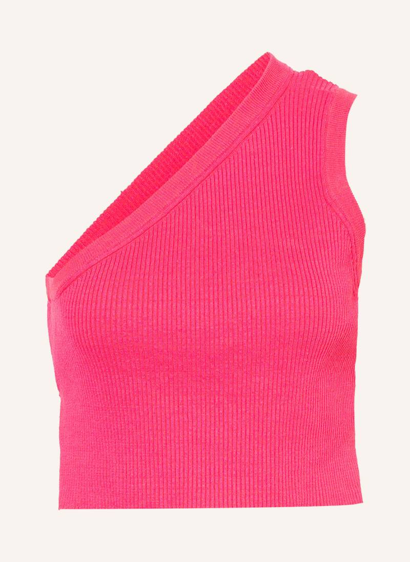 Jacquemus Stricktop La Maille Ascu Mit Leinen pink von JACQUEMUS