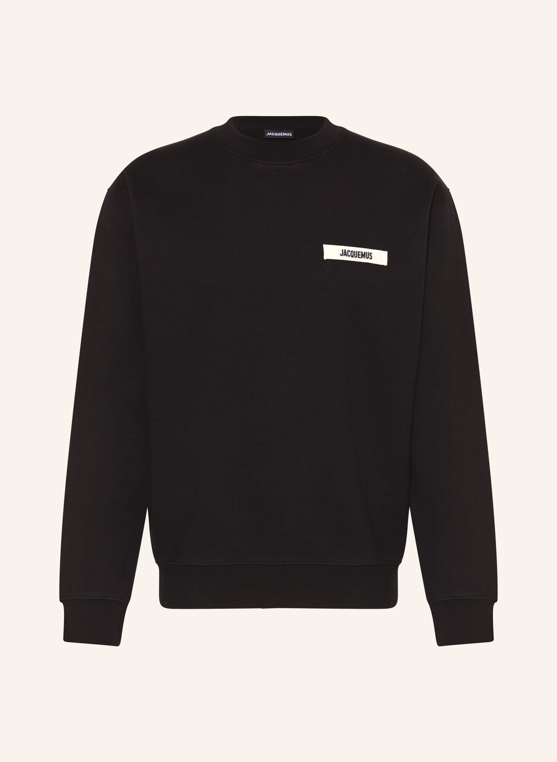 Jacquemus Sweatshirt Le Sweatshirt Gros Grain schwarz von JACQUEMUS