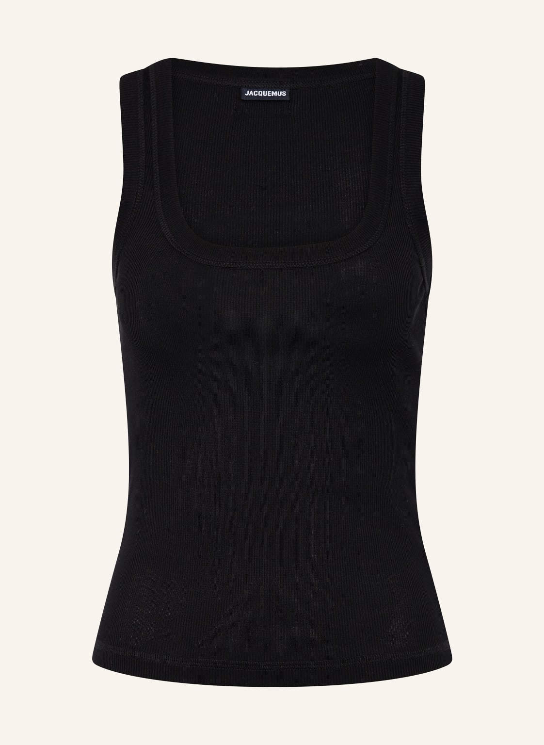 Jacquemus Top Le Debardeur Gros Grain schwarz von JACQUEMUS