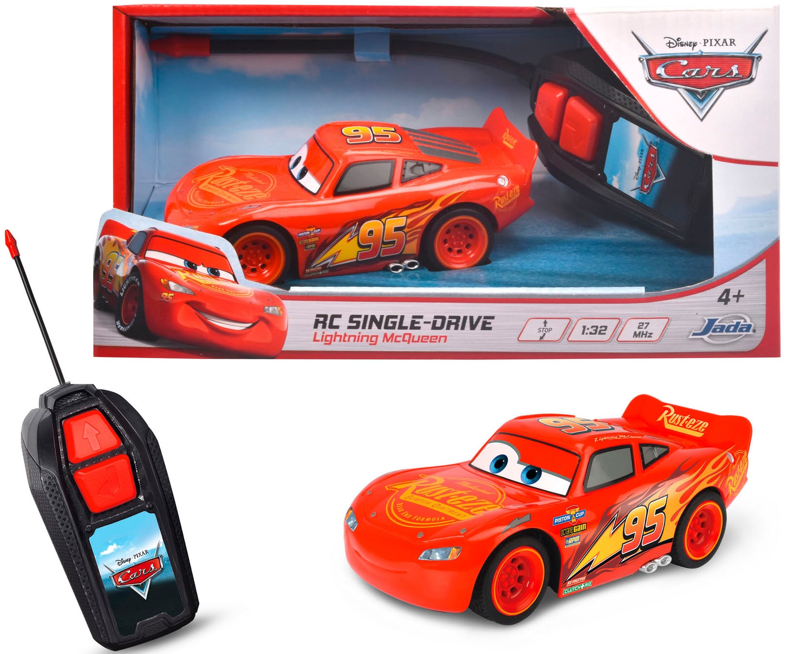 JADA RC-Auto »Cars 3 Lightning McQueen Turbo Racer« JADA RC-Auto »Cars 3 Lightning McQueen Turbo Racer« von JADA