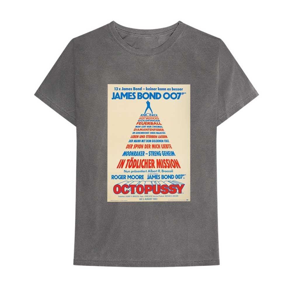 Octopussy German Tshirt Damen Grau M von JAMES BOND