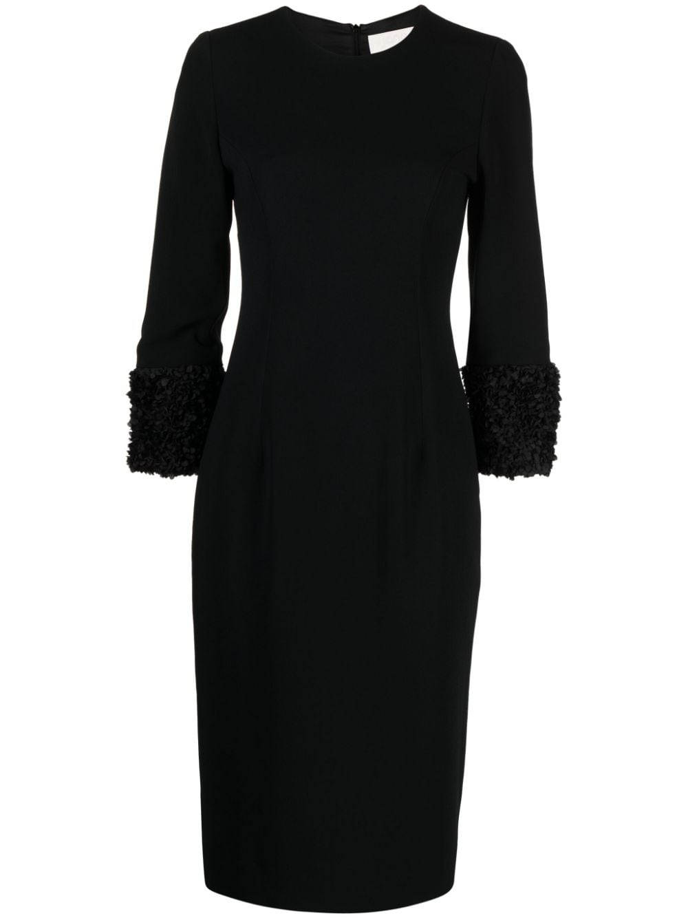 JANE Sienna petal-trim dress - Black von JANE