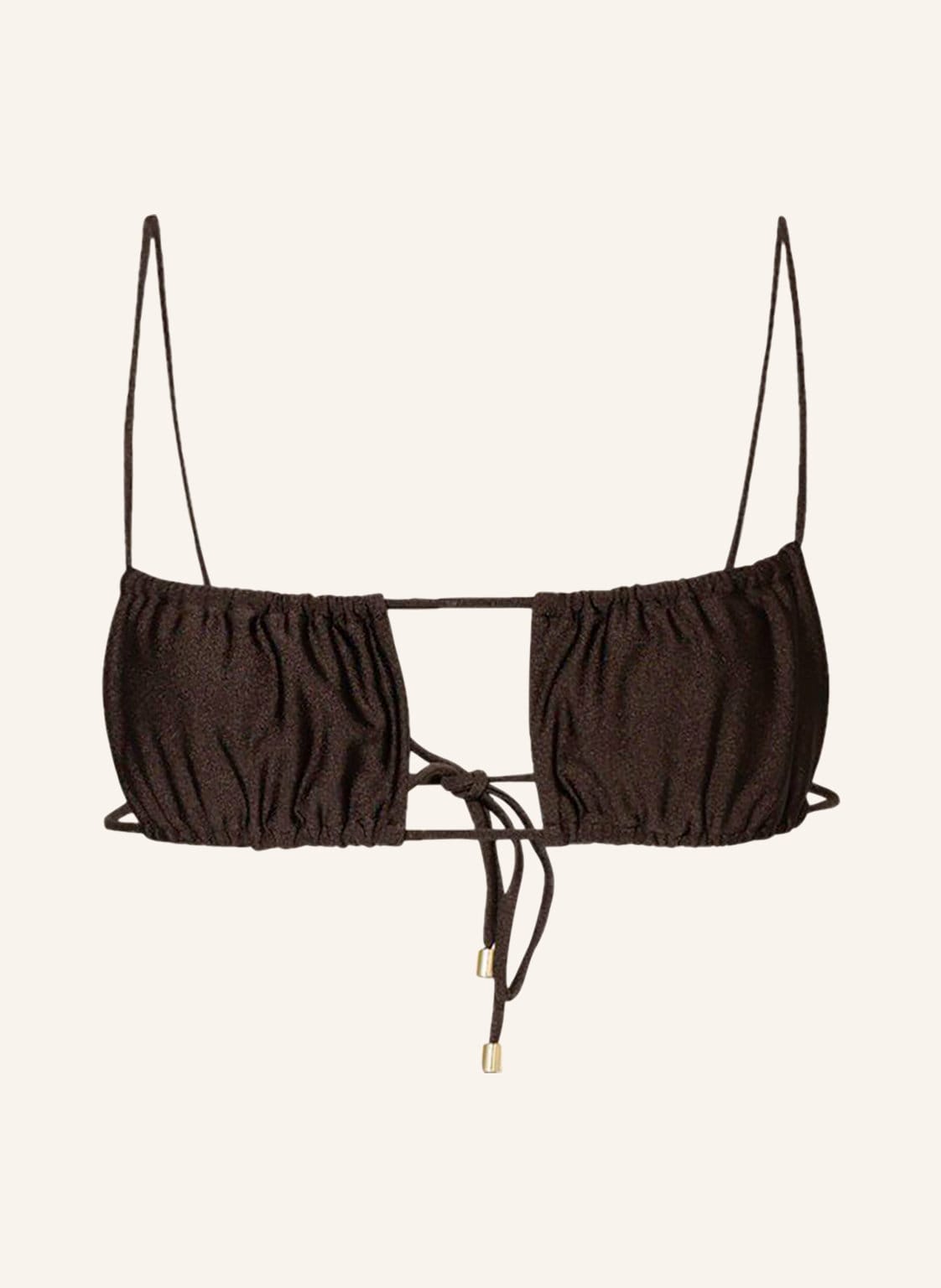 Janthee Berlin Bandeau-Bikini-Top Vicca braun von JANTHEE Berlin