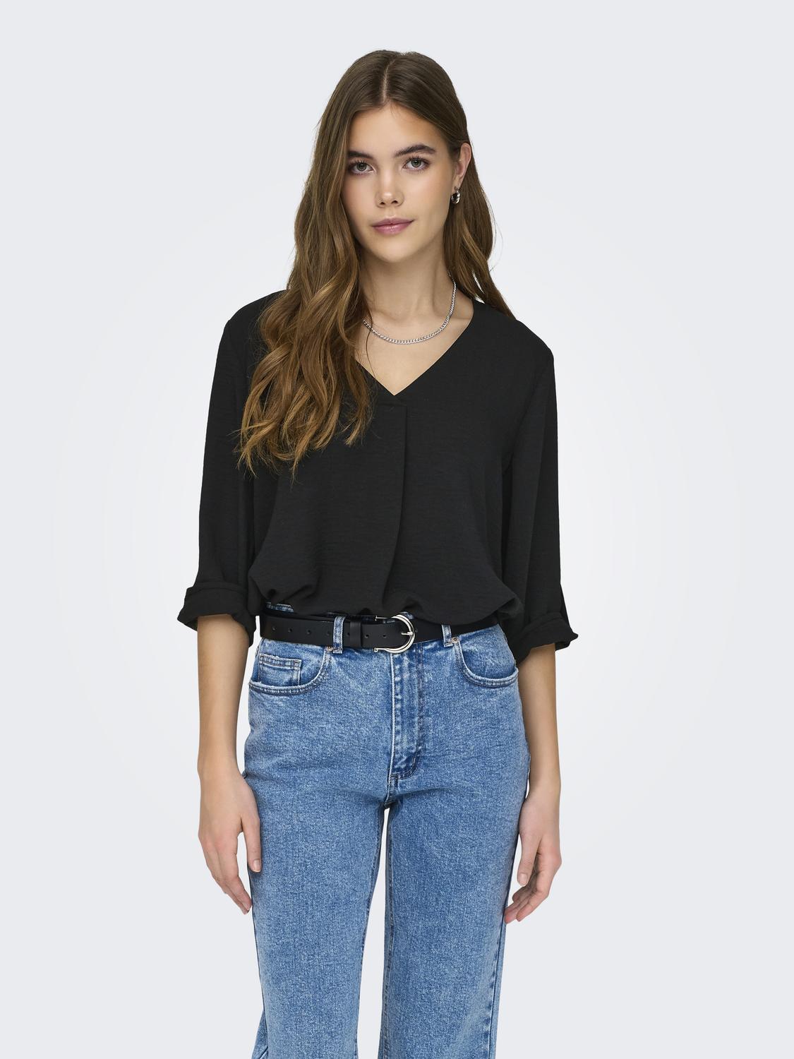 JDY 3/4-Arm-Shirt »JDYDIVYA 3/4 TOP WVN NOOS« von JDY