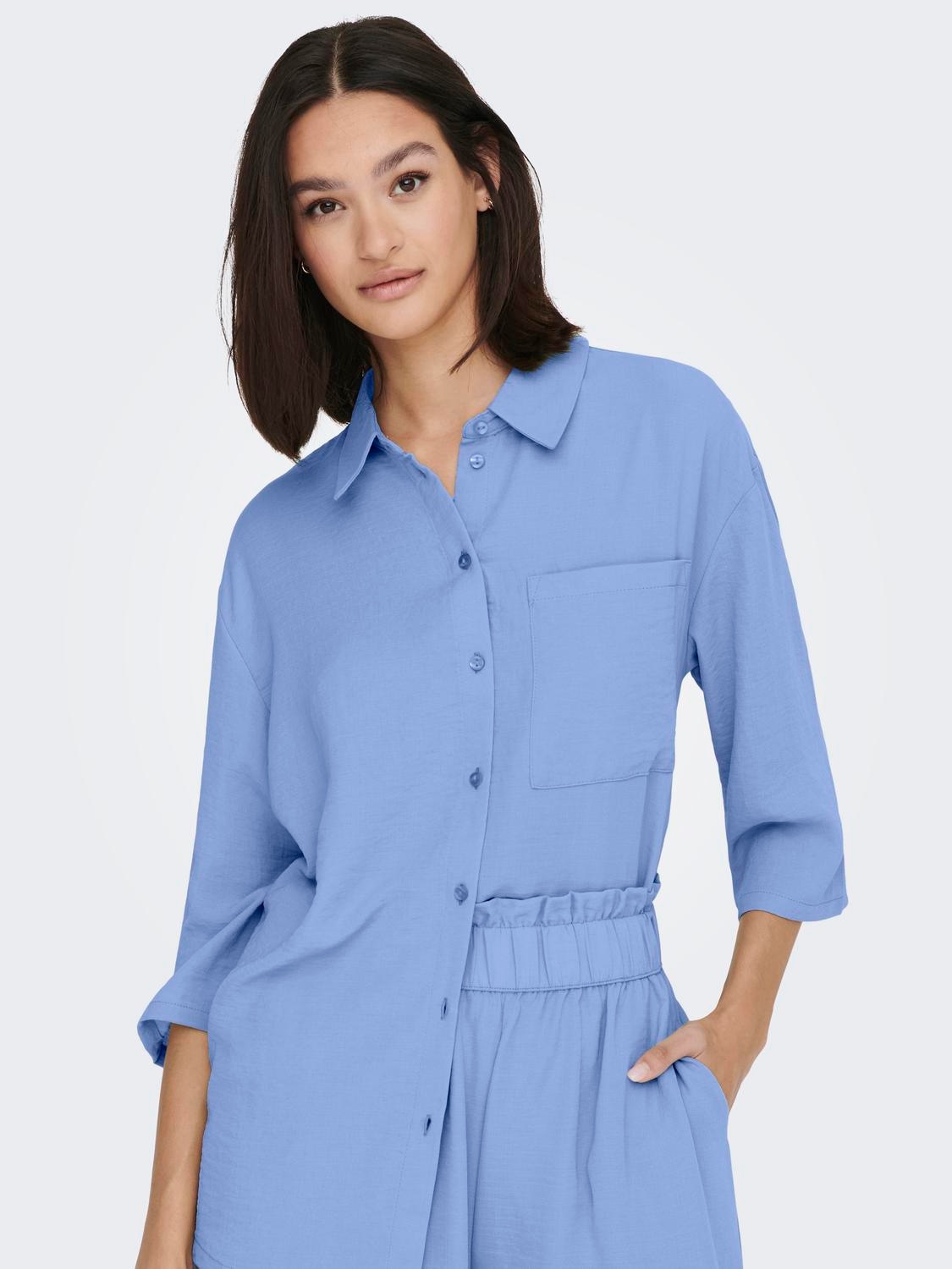 JDY Kurzarmbluse »JDYDIVYA 3/4 LOOSE SHIRT WVN NOOS« von JDY