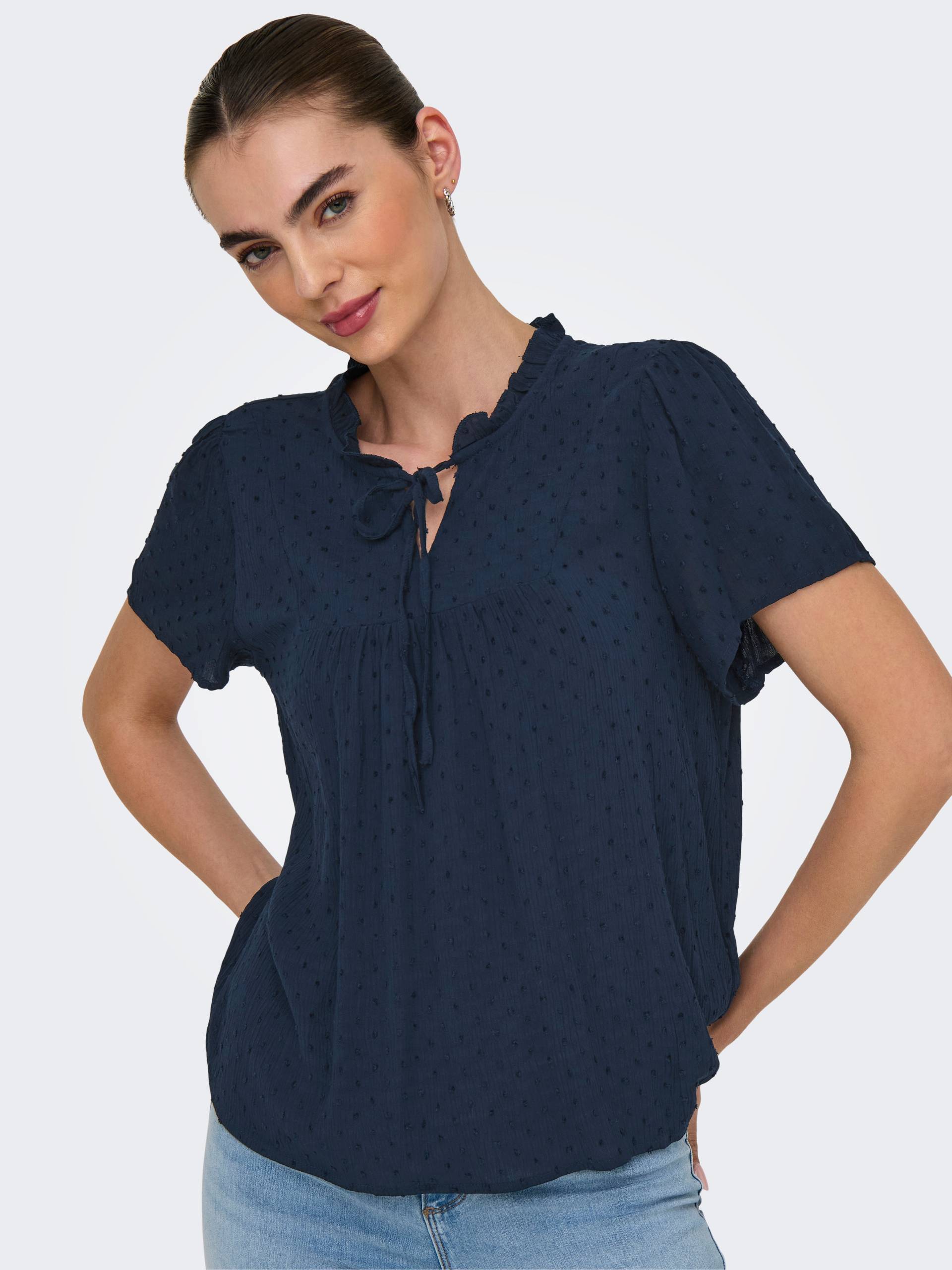 JDY Kurzarmbluse »JDYLIMA LIFE S/S TOP WVN NOOS« JDY Kurzarmbluse »JDYLIMA LIFE S/S TOP WVN NOOS« von JDY