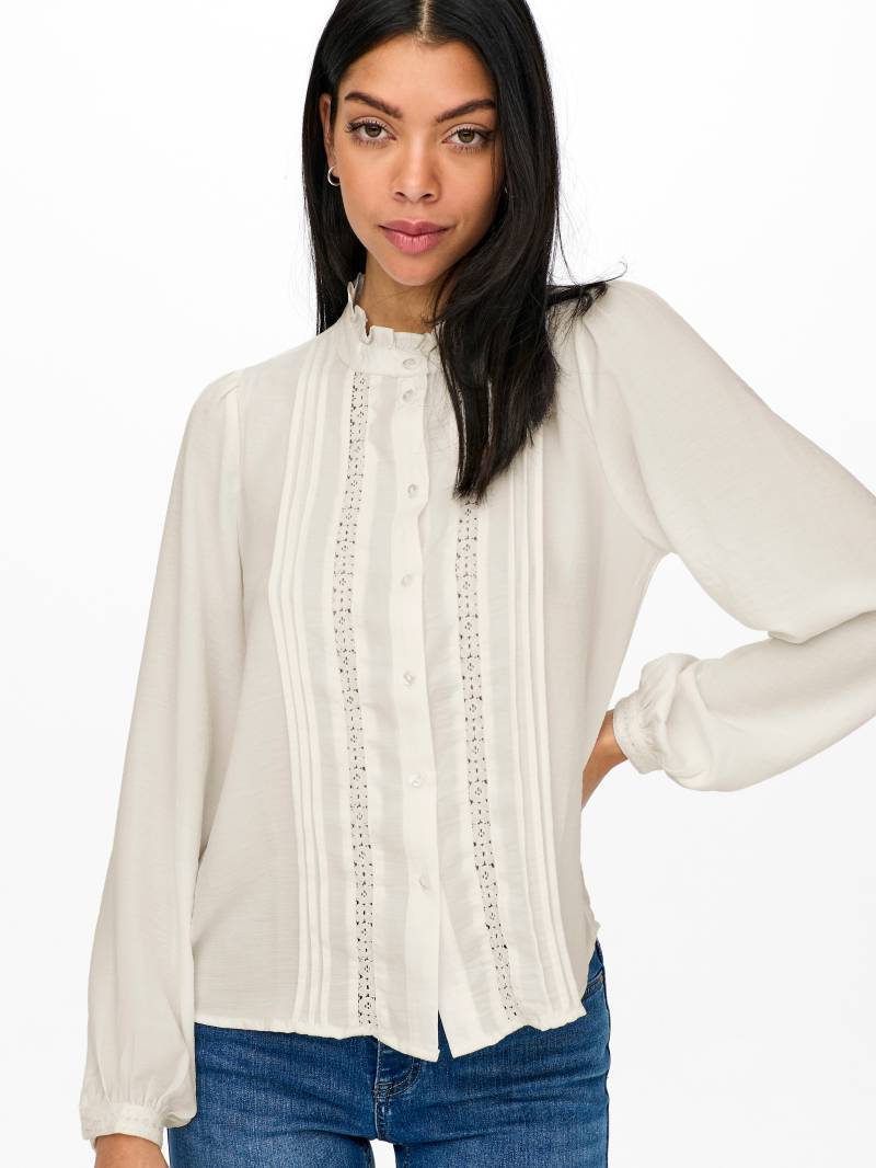 JDY Rüschenbluse »JDYELLIS L/S LACE SHIRT WVN NOOS« von JDY