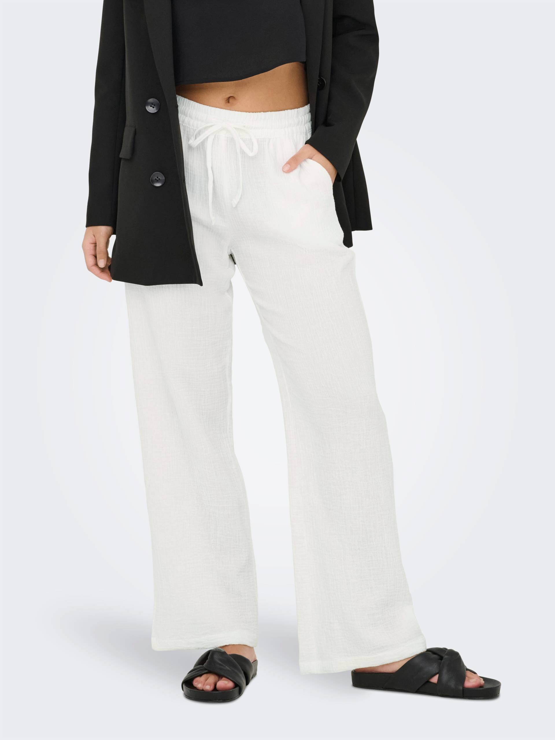 JDY Schlupfhose »JDYTHEIS LIFE WIDE PANT WVN NOOS«, aus Musselin JDY Schlupfhose »JDYTHEIS LIFE WIDE PANT WVN NOOS«, aus Musselin von JDY
