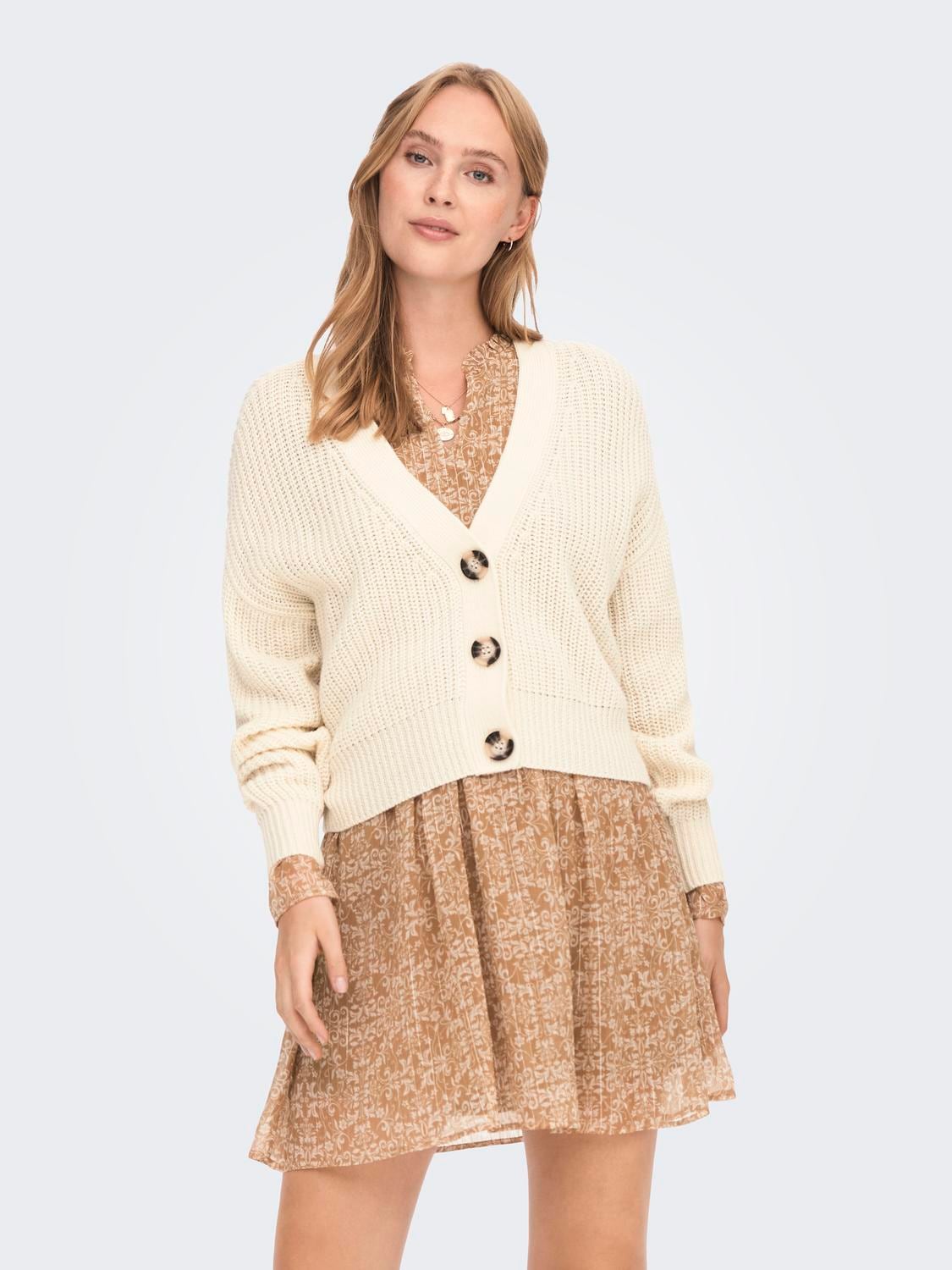 JDY Strickjacke »JDYJUSTY L/S SHORT CARDIGAN KNT NOOS« von JDY
