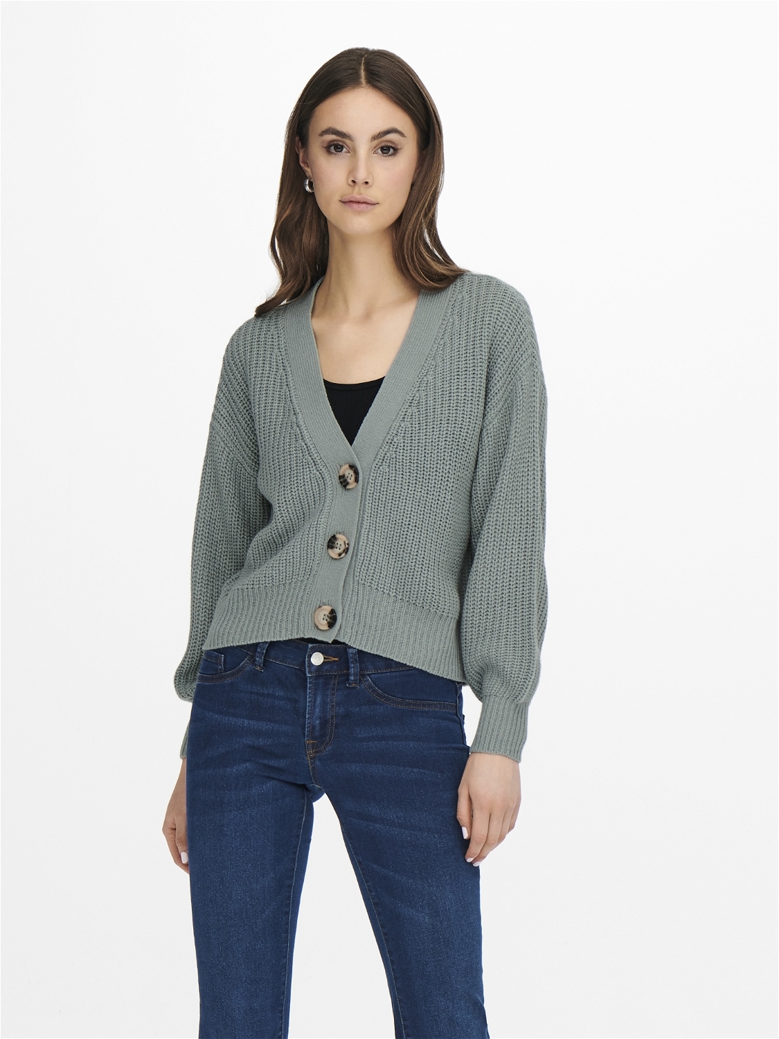 JDY Strickjacke »JDYJUSTY L/S SHORT CARDIGAN KNT NOOS« von JDY