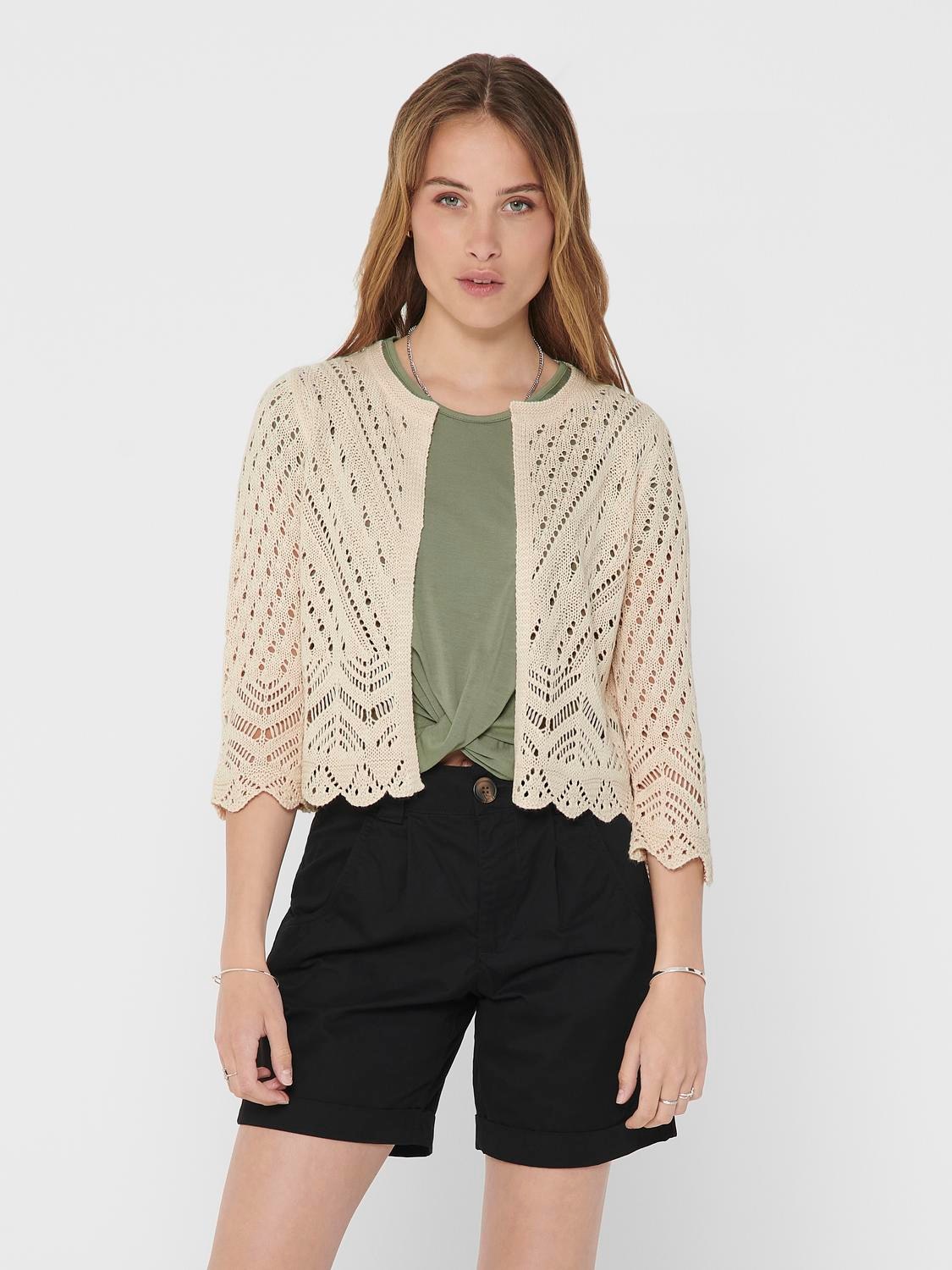 JDY Strickjacke »JDYSUN 3/4 CROPPED CARDIGAN KNT NOOS« von JDY