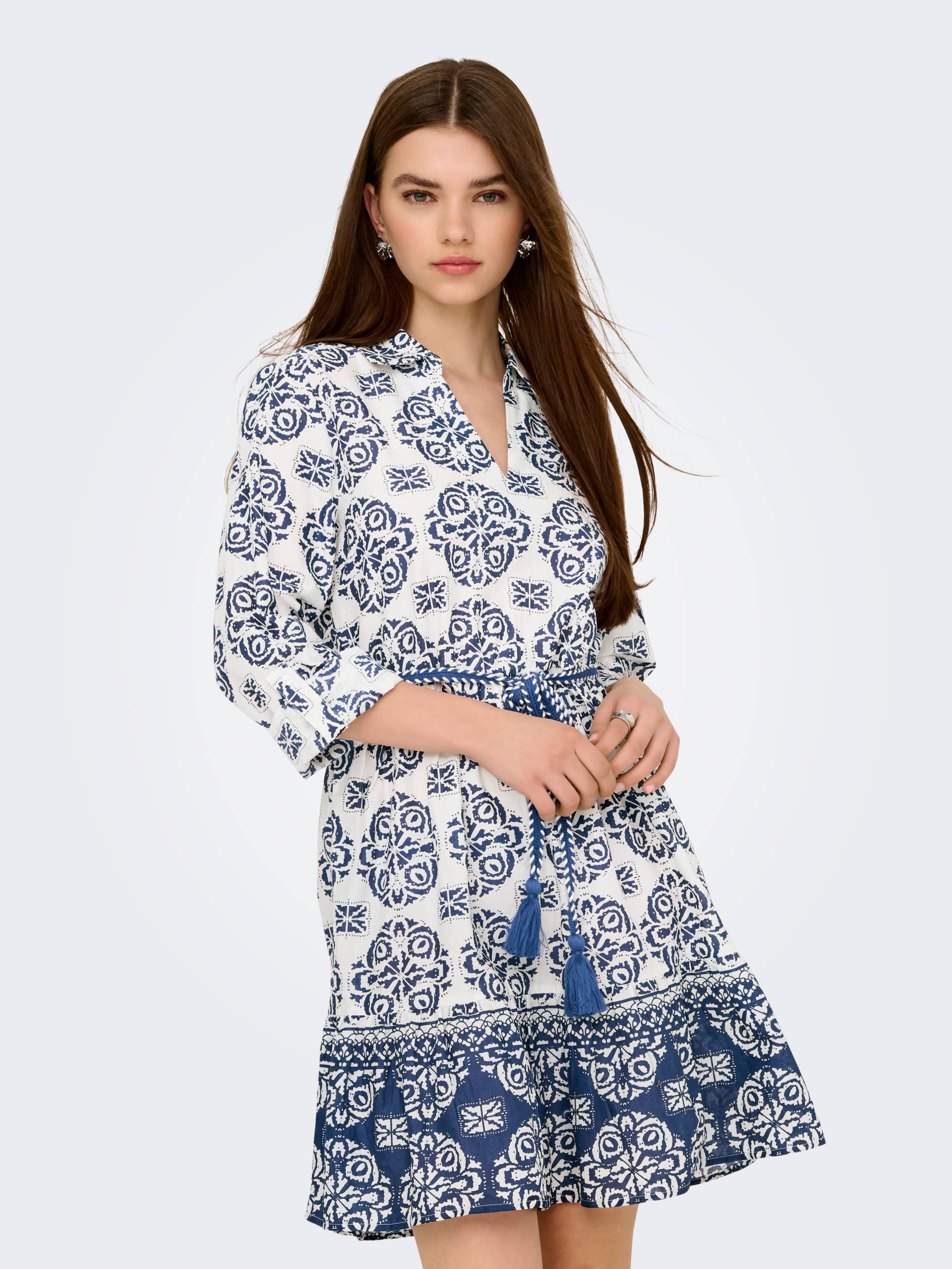 JDY Tunikakleid »JDYANNA 7/8 DRESS WVN«, mit Volant und Bindegürtel JDY Tunikakleid »JDYANNA 7/8 DRESS WVN«, mit Volant und Bindegürtel von JDY