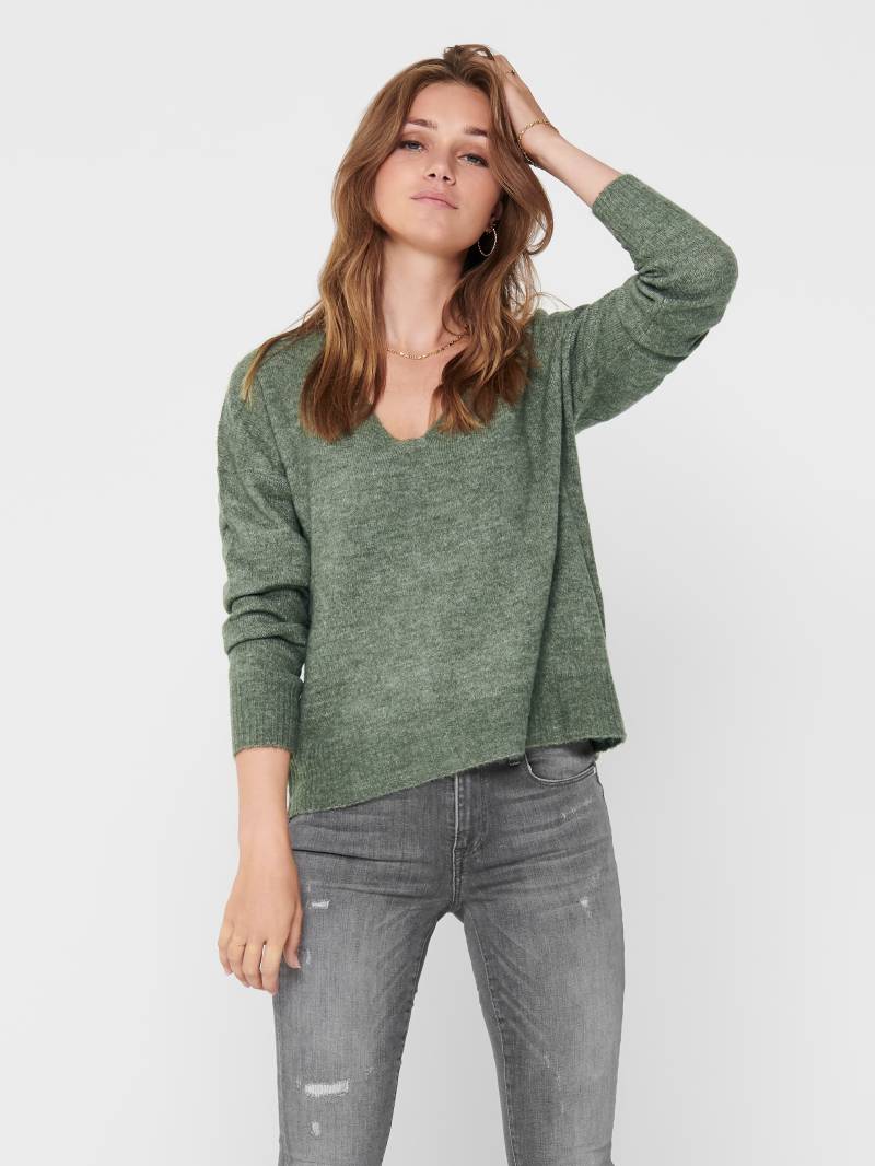 JDY V-Ausschnitt-Pullover »JDYELANORA L/S V-NECK PULLO. KNT NOOS« von JDY