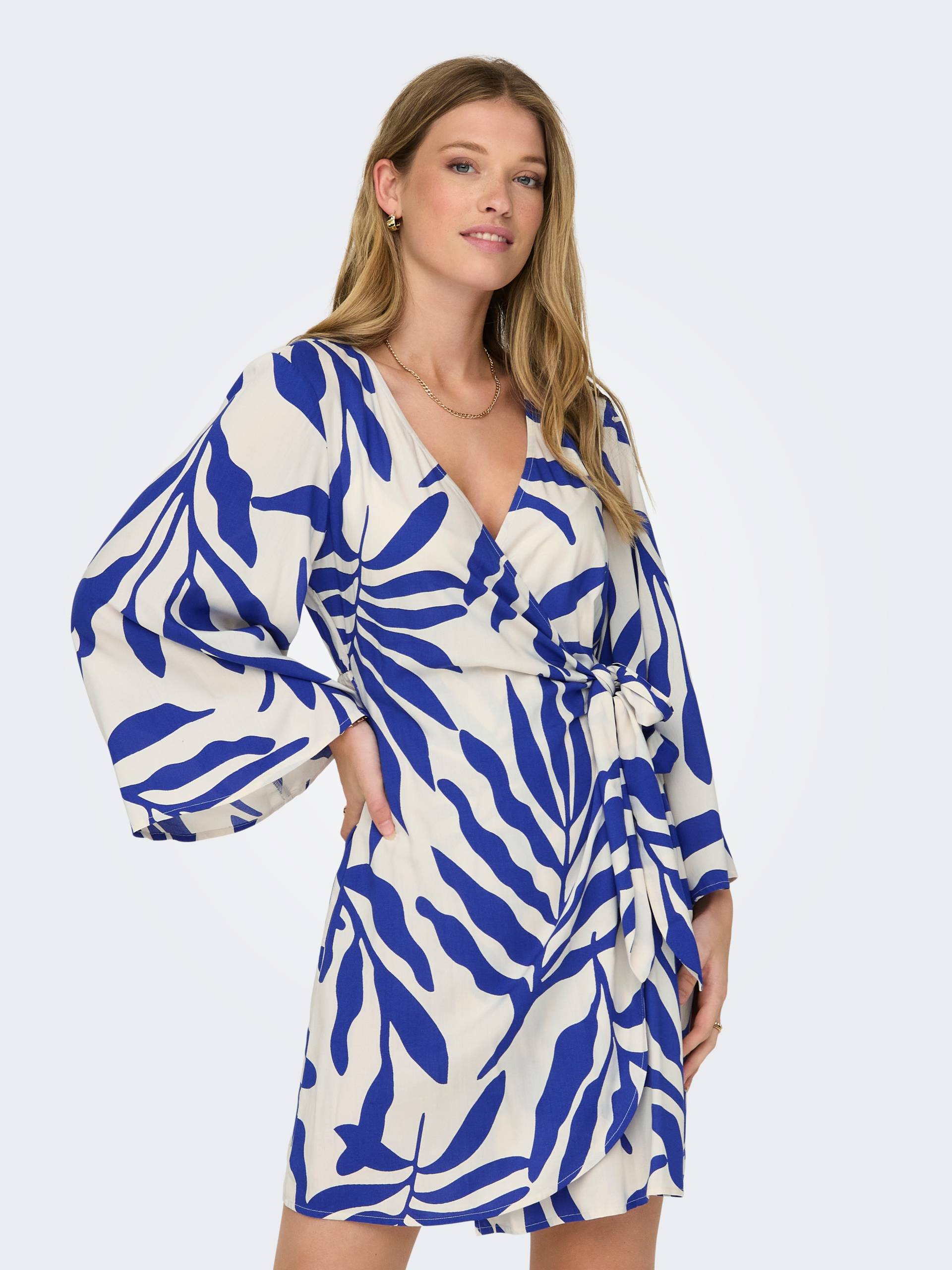 JDY Wickelkleid »JDYSEZEN LIFE 7/8 SHORT DRESS WVN DIA« von JDY