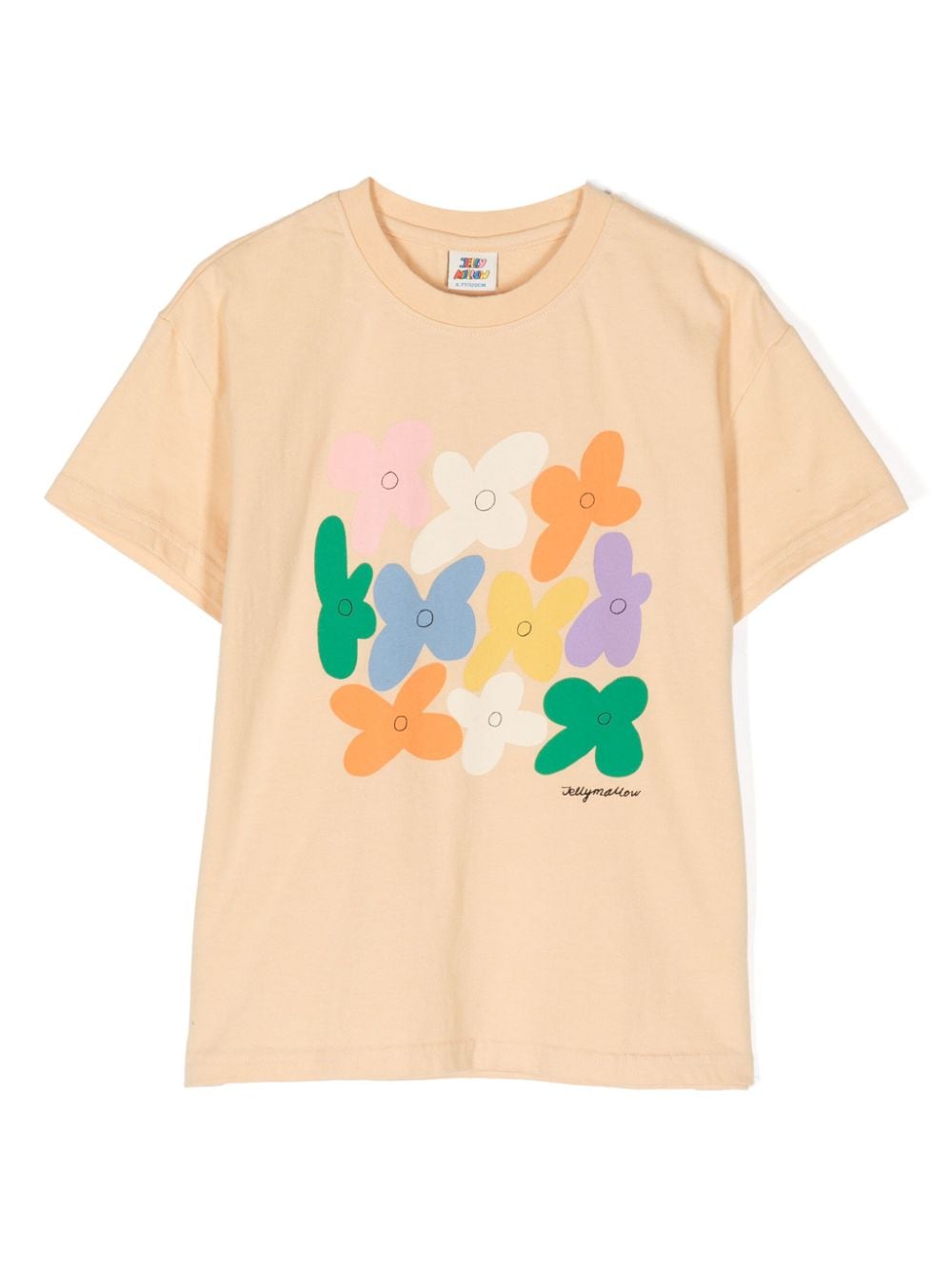 JELLYMALLOW floral-print cotton T-shirt - Yellow von JELLYMALLOW