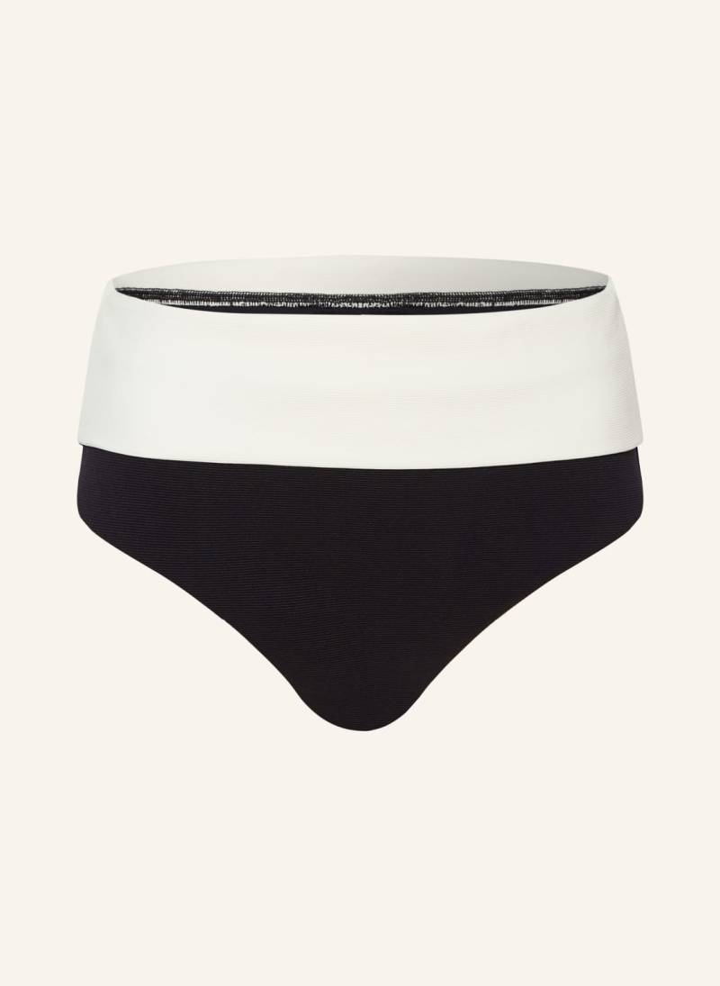 Jets Australia High-Waist-Bikini-Hose Isla Rib schwarz von JETS Australia