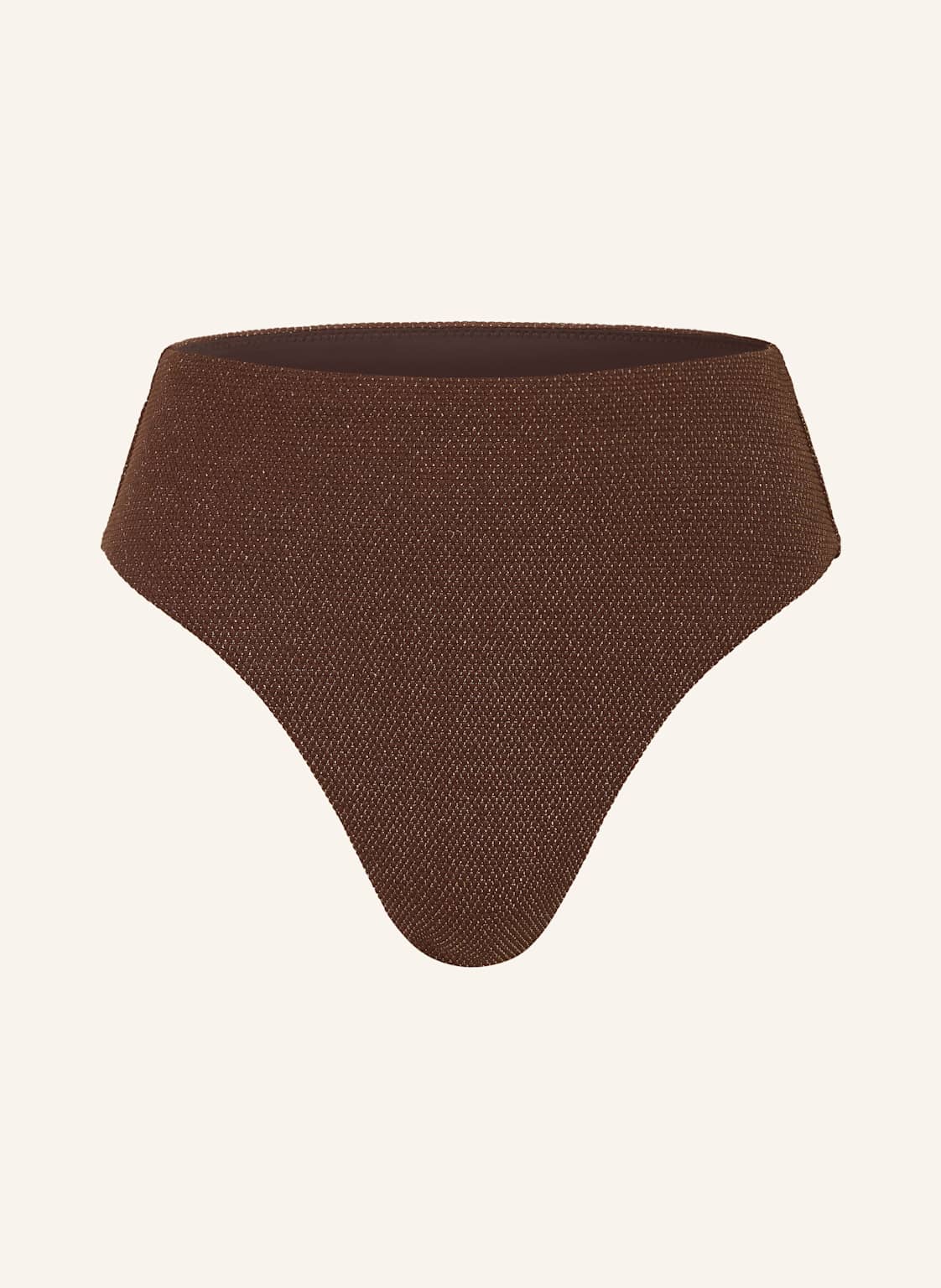 Jets Australia High-Waist-Bikini-Hose Tirari Mit Glitzergarn braun Jets Australia High-Waist-Bikini-Hose Tirari Mit Glitzergarn braun von JETS Australia