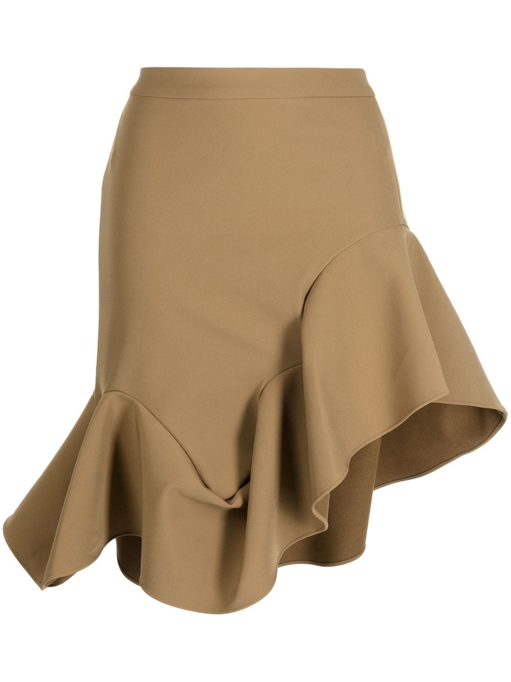 JNBY asymmetric midi skirt - Brown von JNBY