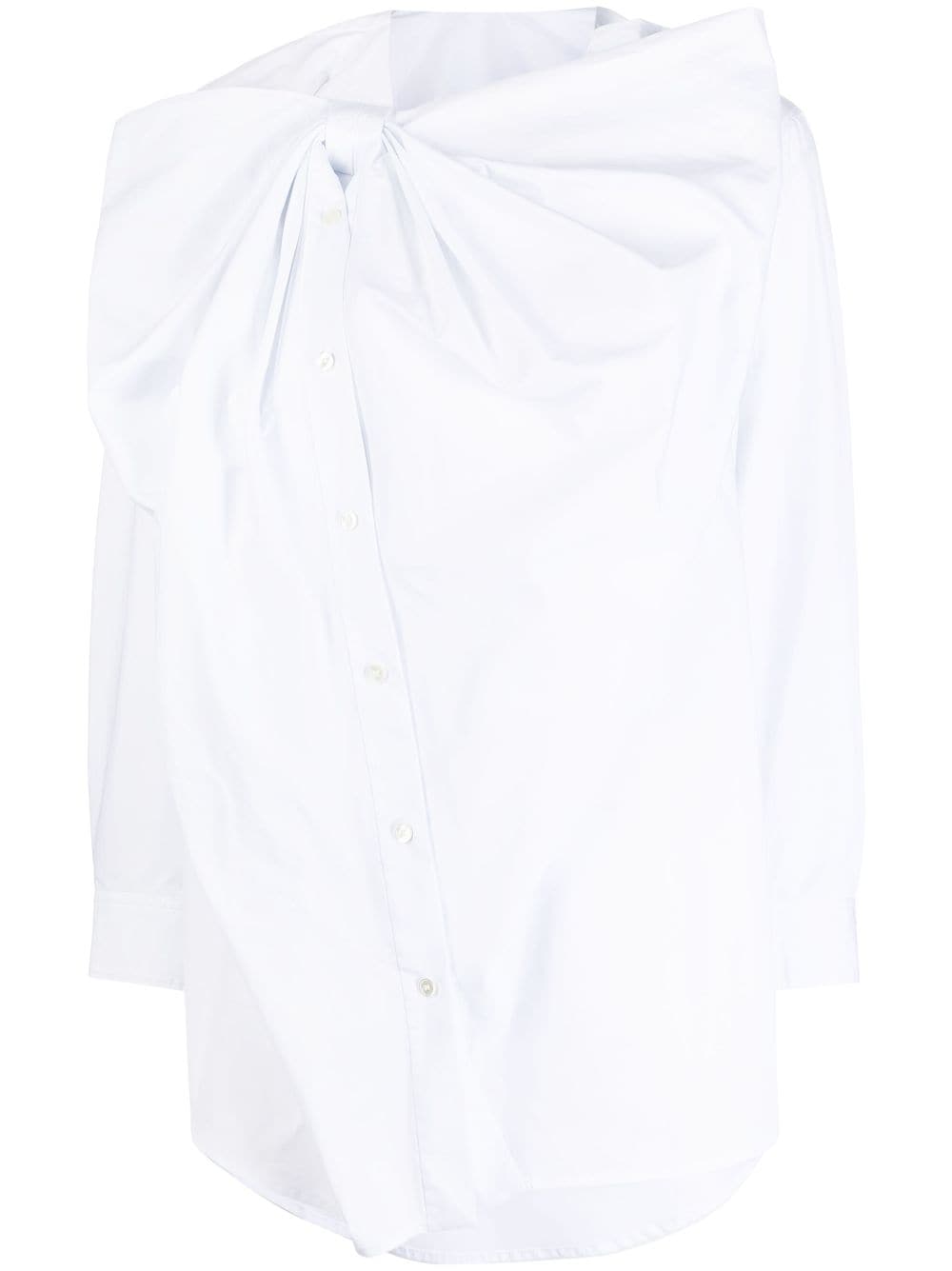 JNBY bow-detail long-sleeve shirt - White von JNBY