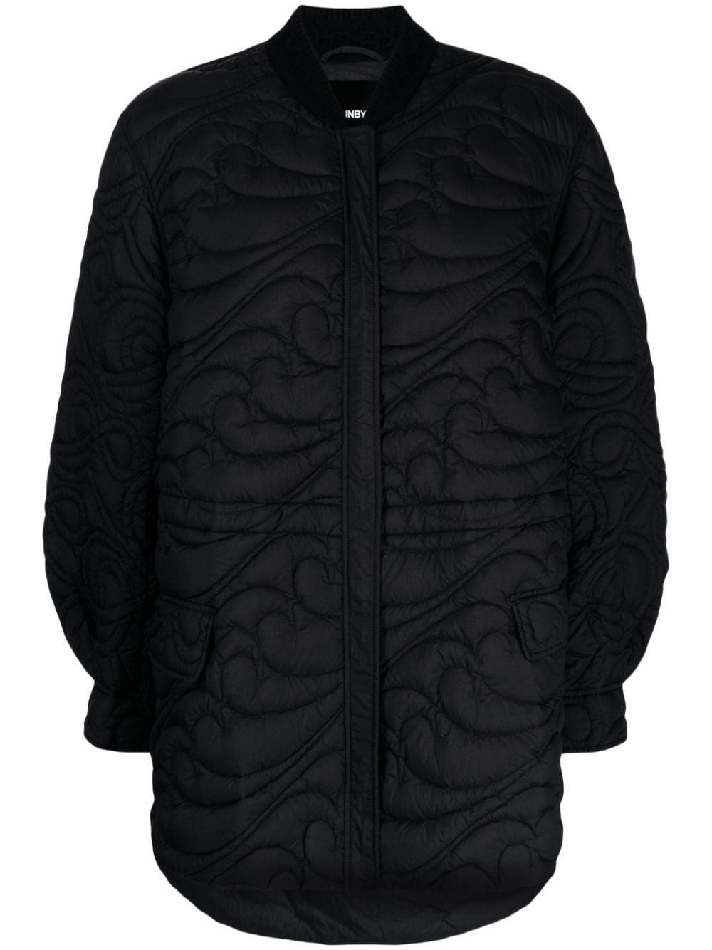 JNBY drawstring-waist quilted jacket - Black von JNBY