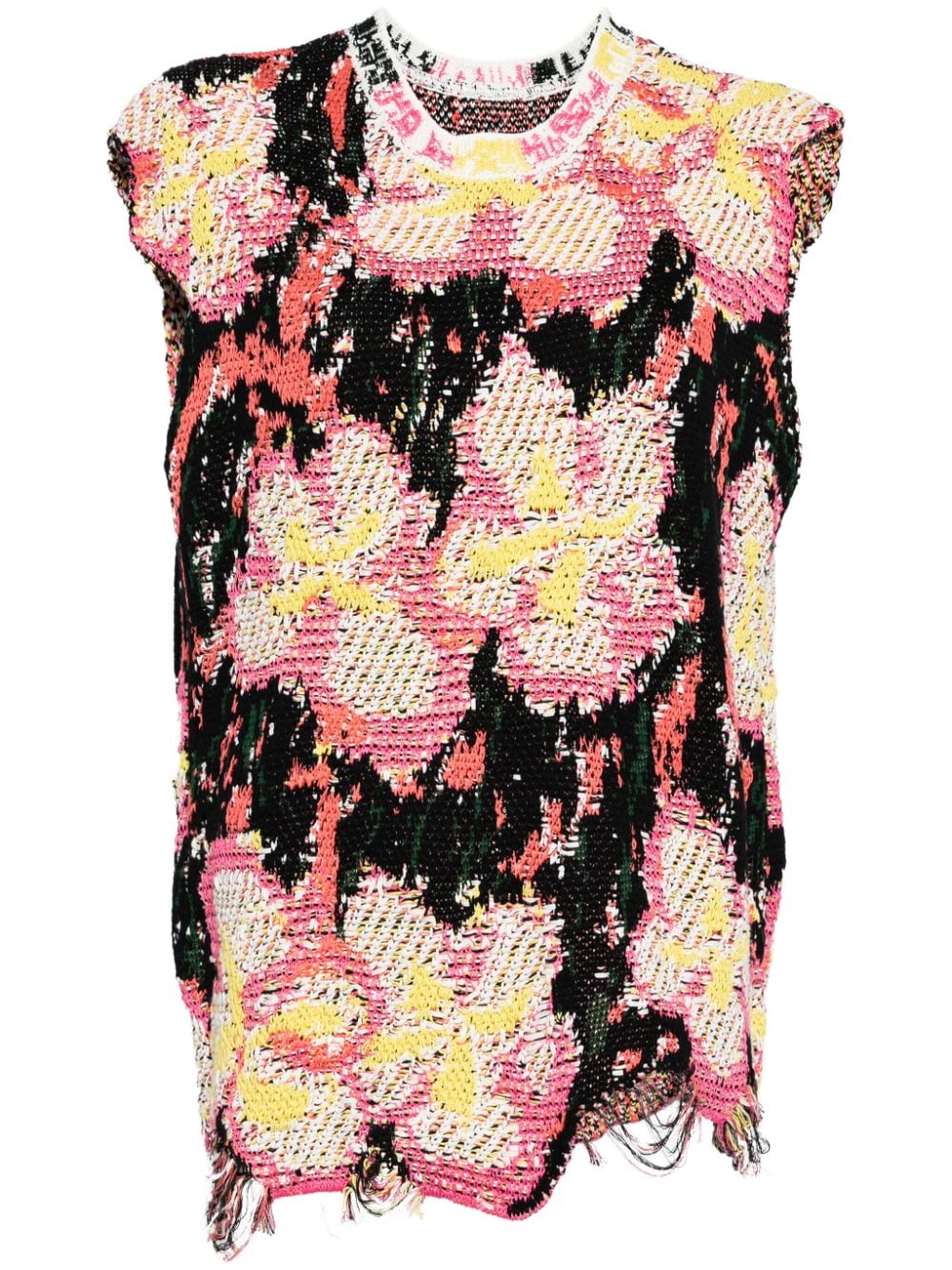 JNBY intarsia-knit top - Multicolour von JNBY