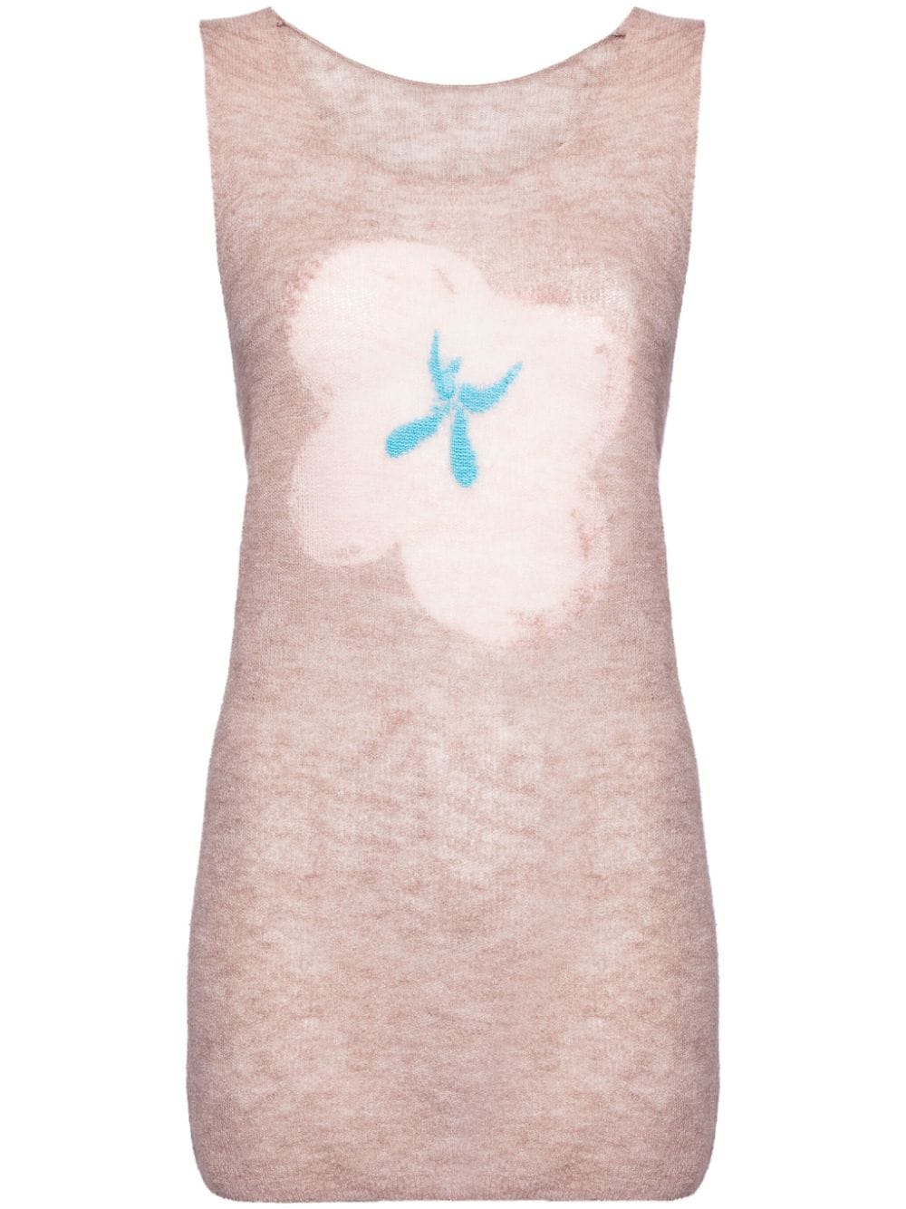 JNBY intarsia-knit vest top - Pink von JNBY