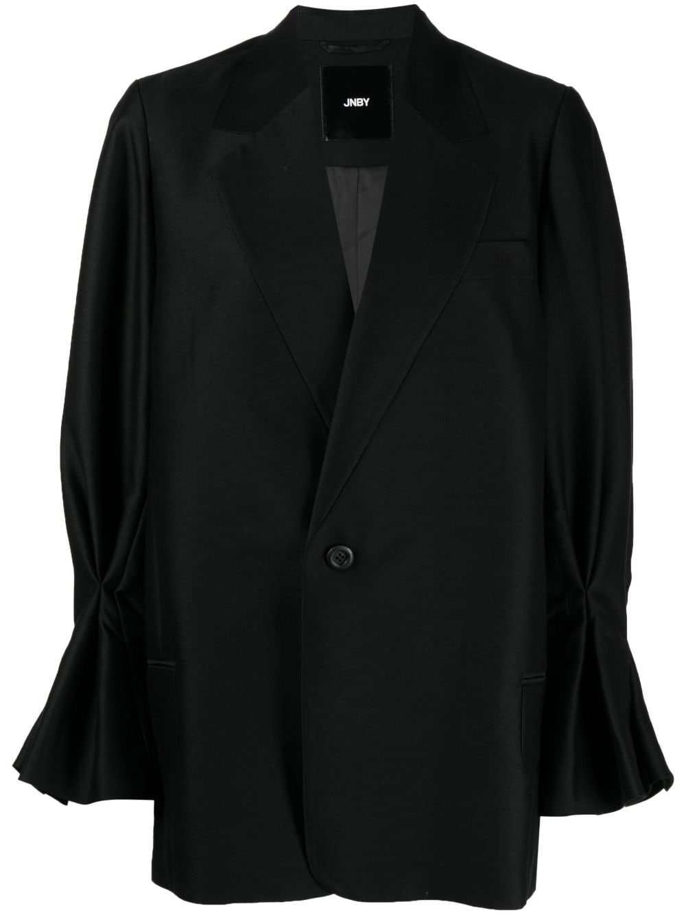 JNBY loose-fit notched-lapel blazer - Black von JNBY