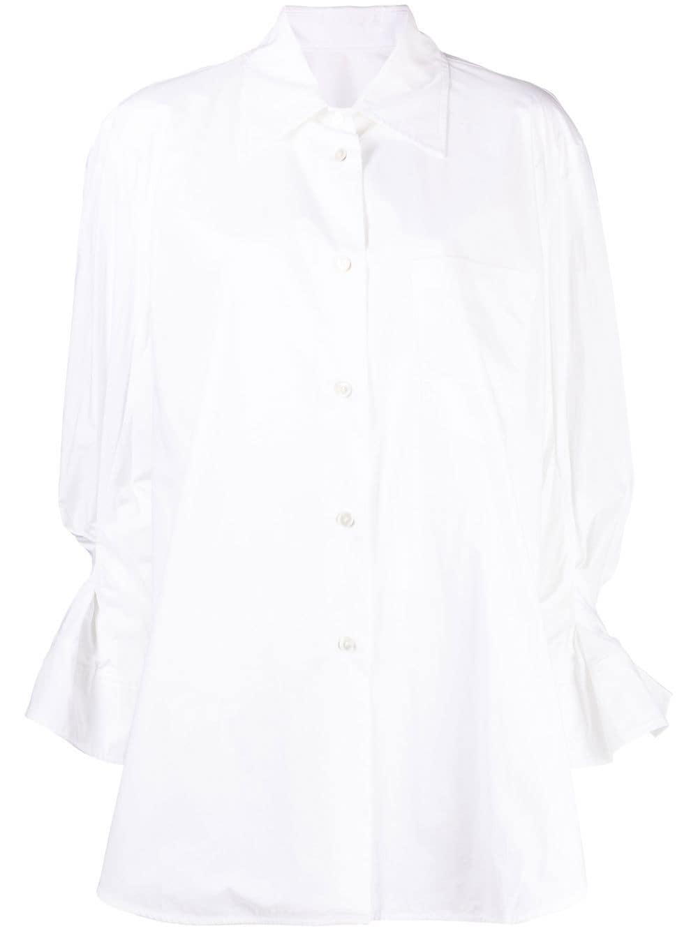 JNBY oversized cotton shirt - White von JNBY