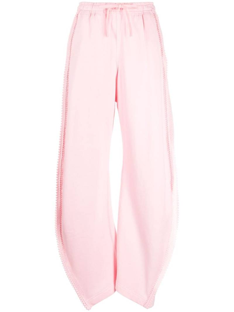 JNBY side-stripe cotton jogging bottoms - Pink von JNBY
