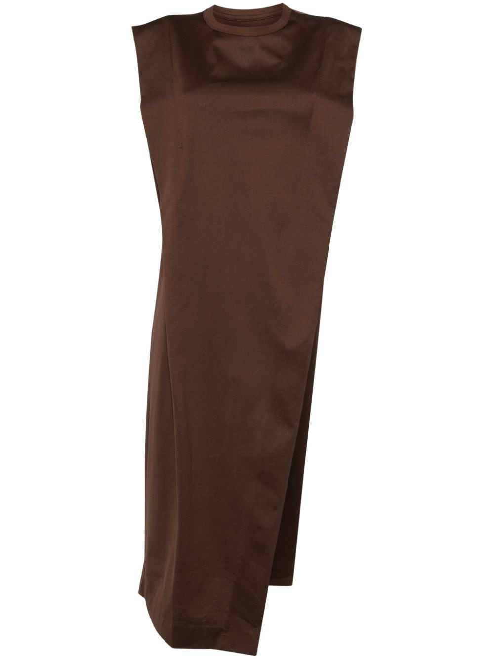 JNBY sleeveless asymmetric cotton top - Brown von JNBY