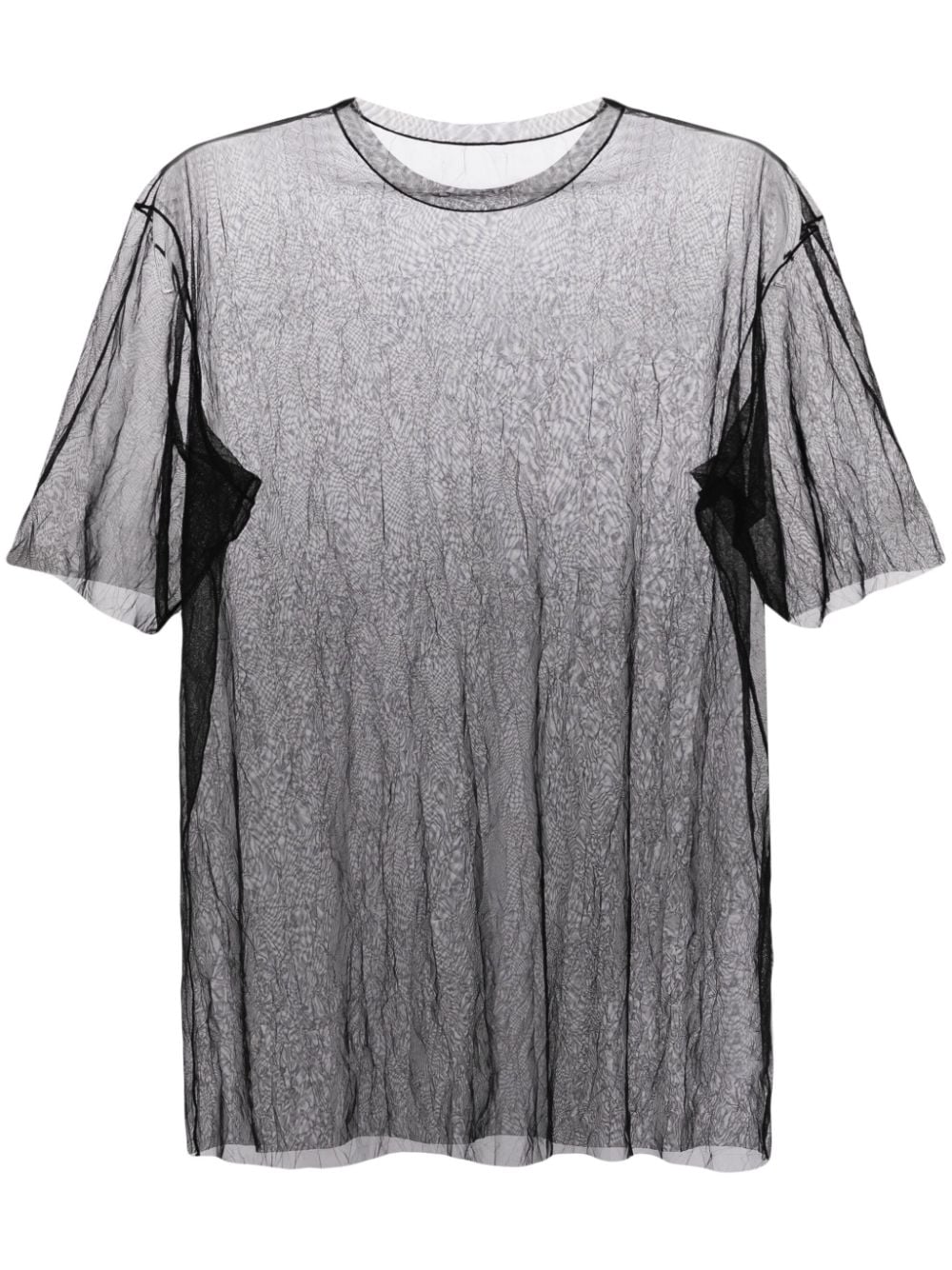 JNBY transparent short-sleeve T-shirt - Black von JNBY