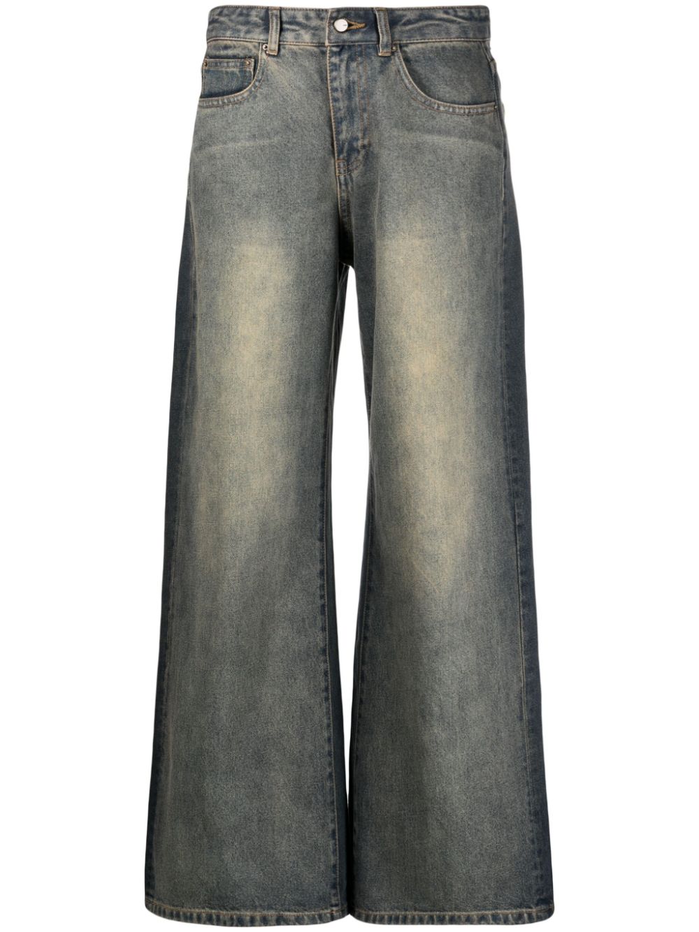 JNBY wide-leg gradient-effect jeans - Blue von JNBY