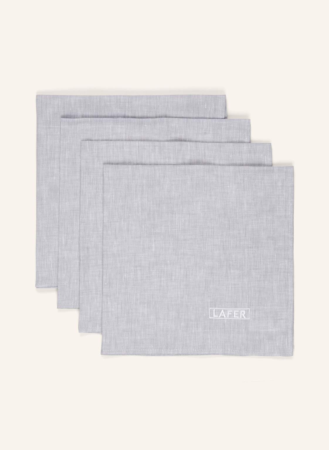 Johann Lafer Edition 4er-Set Stoffservietten Aus Leinen grau Johann Lafer Edition 4er-Set Stoffservietten Aus Leinen grau von JOHANN LAFER EDITION