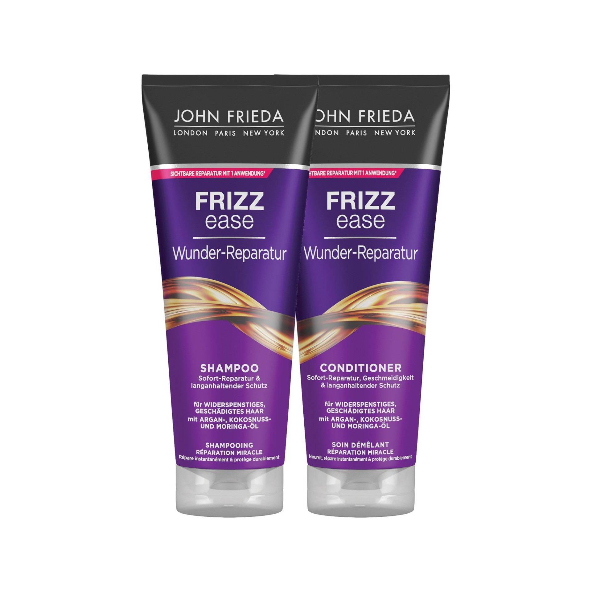 Frizz Ease Duo Wunder Reparatur Shampoo + Conditioner Damen  2x250ml von JOHN FRIEDA