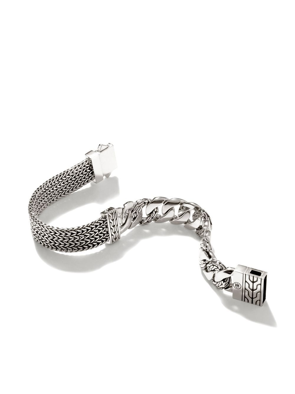 John Hardy Rata Curb Chain 12mm bracelet - Silver von John Hardy