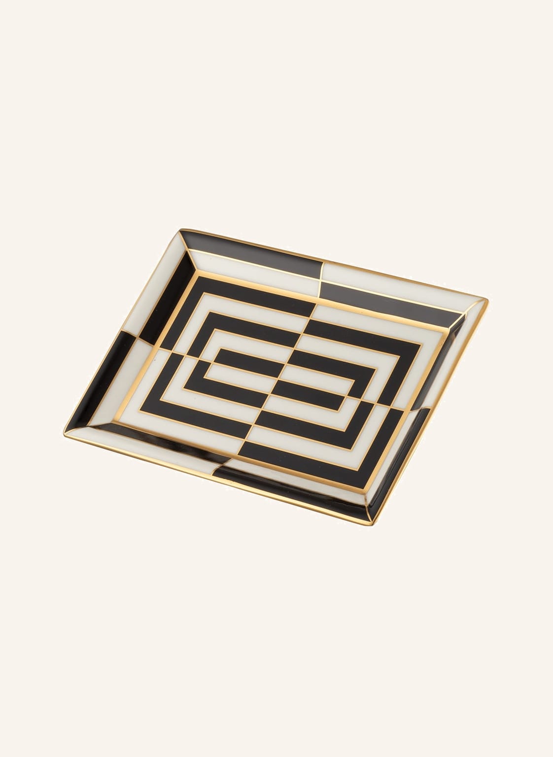 Jonathan Adler Schale Op Art schwarz von JONATHAN ADLER