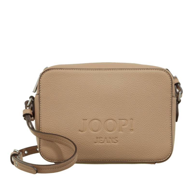 JOOP! Jeans Schultertasche - Lettera 1.0 Cloe Shoulderbag Shz - Gr. unisize - in Beige - für Damen von JOOP! JEANS
