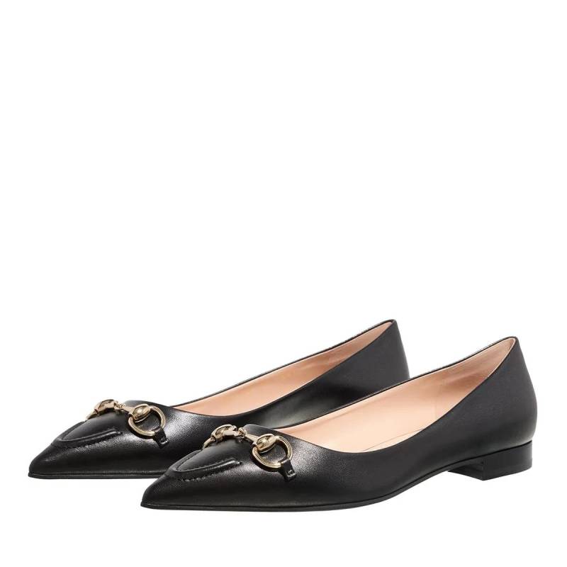 Gucci Loafer - 'Morsetto' Ballet Flats - Gr. 36 (EU) - in Schwarz - für Damen von Gucci