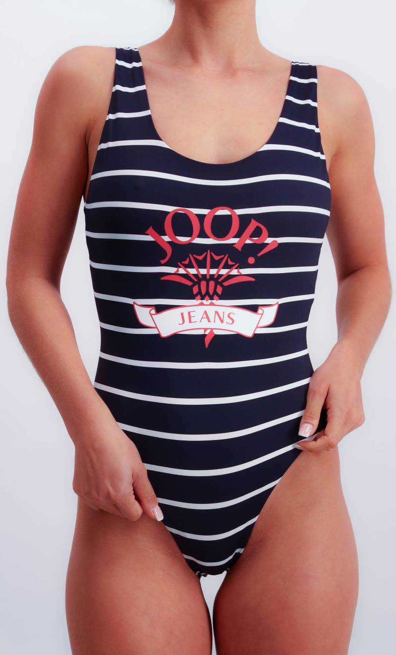 JOOP! Badeanzug »JEANS! Easy Summer«, Streifen-Design, Logo-Print von JOOP!
