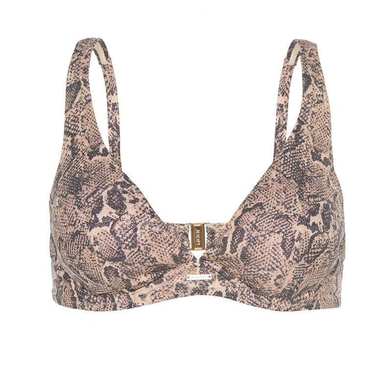 JOOP! Triangel-Bikini-Top »Python«, Animal-Print mit Glanz-Effekt, mit Bügel von JOOP!