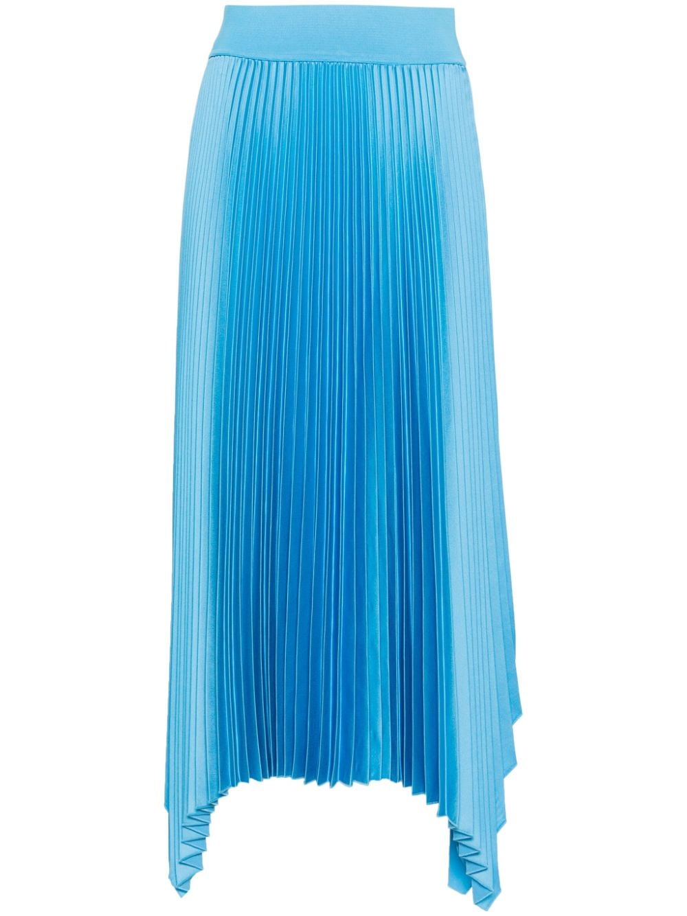 JOSEPH Ade asymmetric plissé skirt - Blue von JOSEPH
