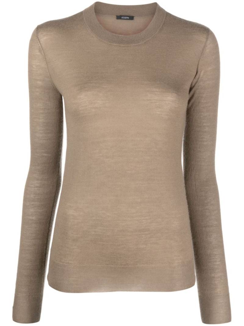 JOSEPH Cashair semi-sheer jumper - Brown von JOSEPH